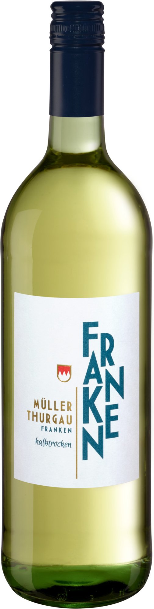 Müller-Thurgau Franken QbA halbtrocken, Literflasche, Weißwein 2023 - Mindestbestellmenge 6