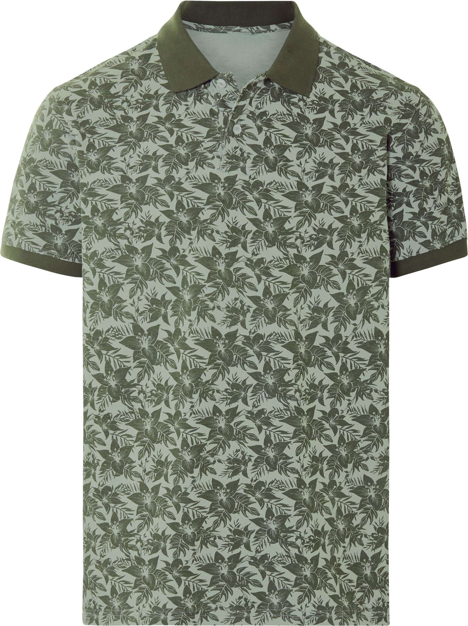 Thumbnail - esmara® Herren Poloshirt Regular Fit (Grün, M (48/50))