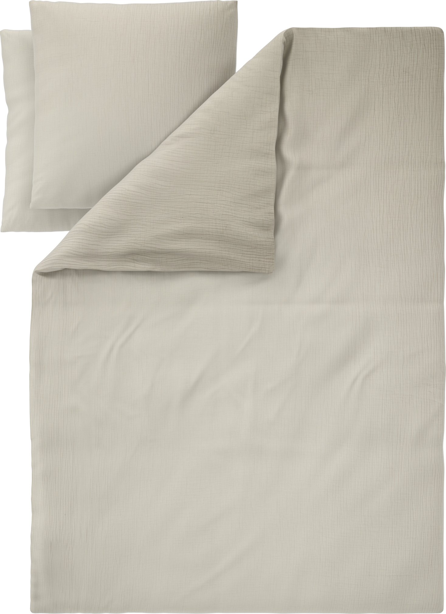 LIVARNO® Musselin-Bettwäsche, 200 x 220 cm (Beige)