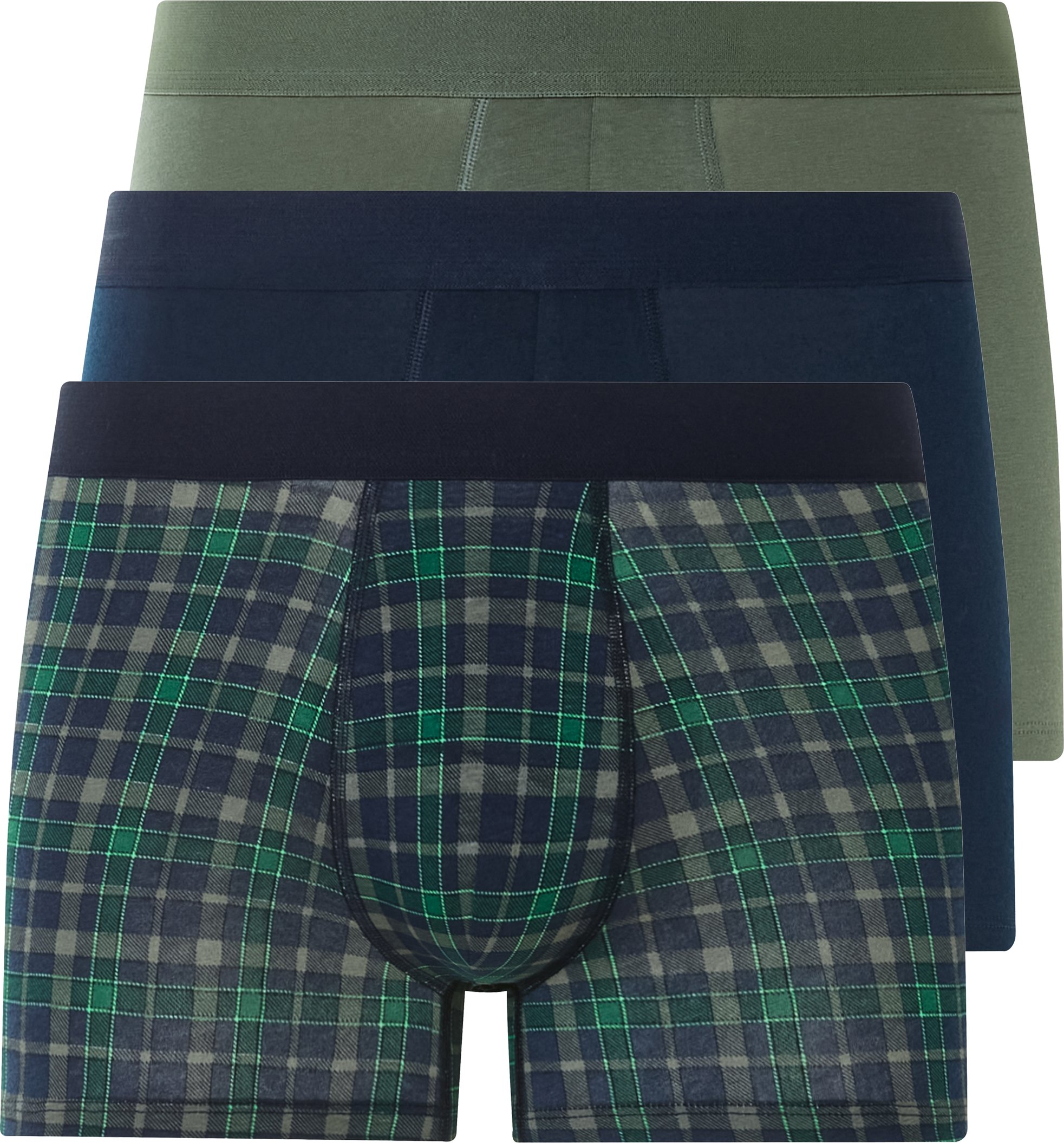 Thumbnail - LIVERGY® Herren Boxer 3 Stück (navy/karriert/grau, 6/L)