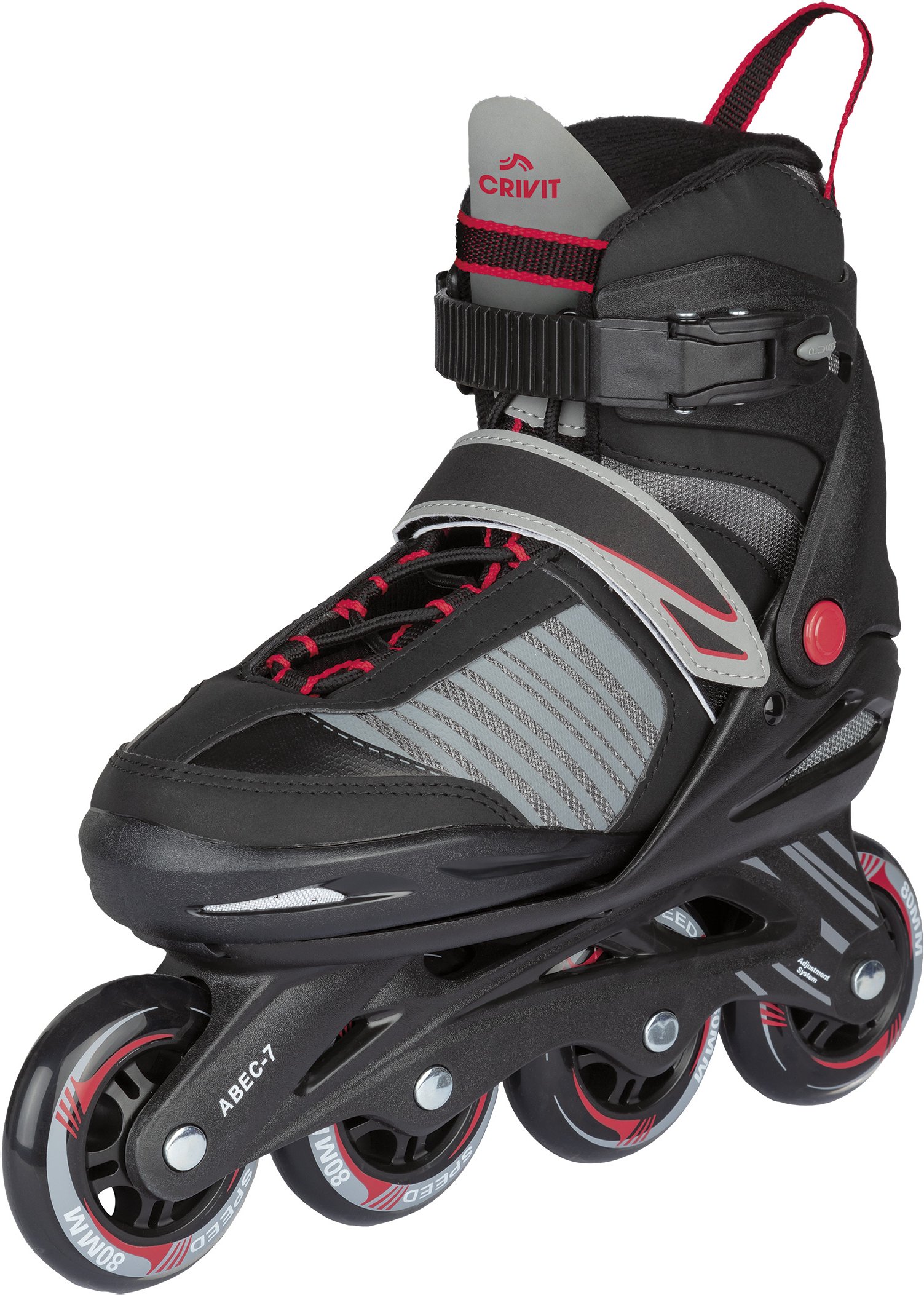Thumbnail - CRIVIT Inlineskates (Schwarz/Rot)