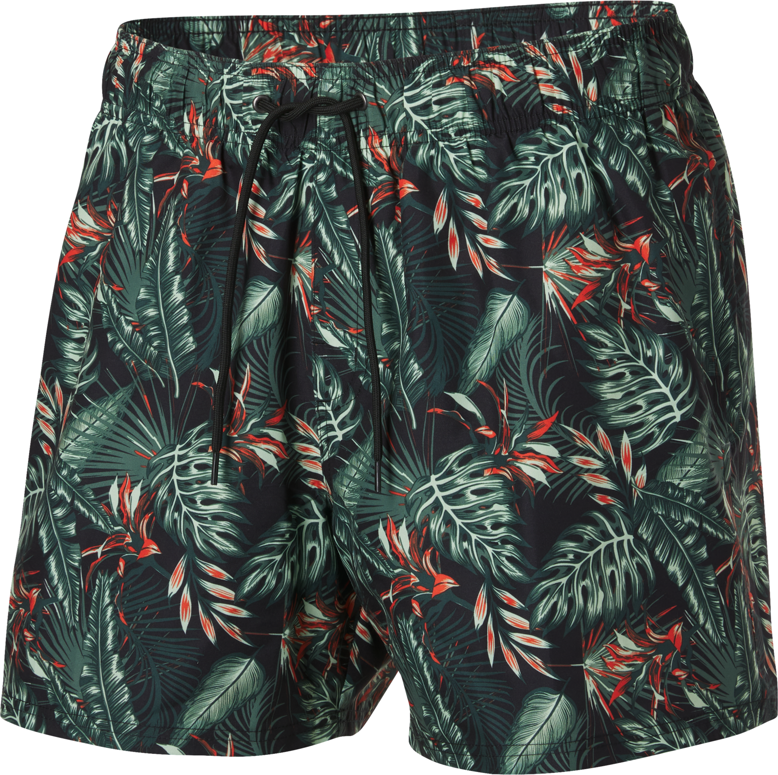 Thumbnail - CRIVIT Herren Badeshorts, mit seitlichen Eingrifftaschen (Blätter, 4/S)""