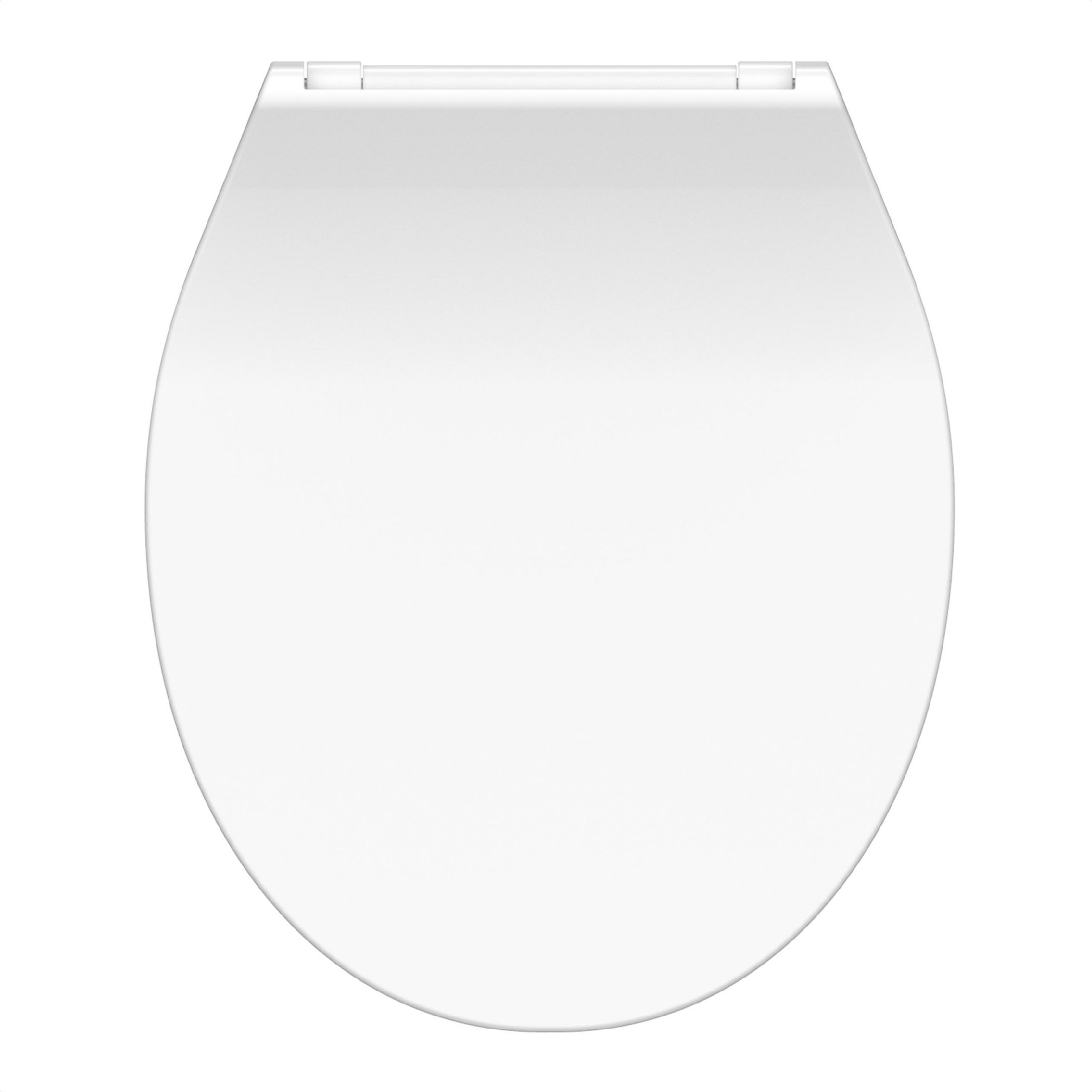 Schütte Toilettensitz SLIM mit Absenkautomatik und Schnellverschluss für die einfache Reinigung (Weiß)
