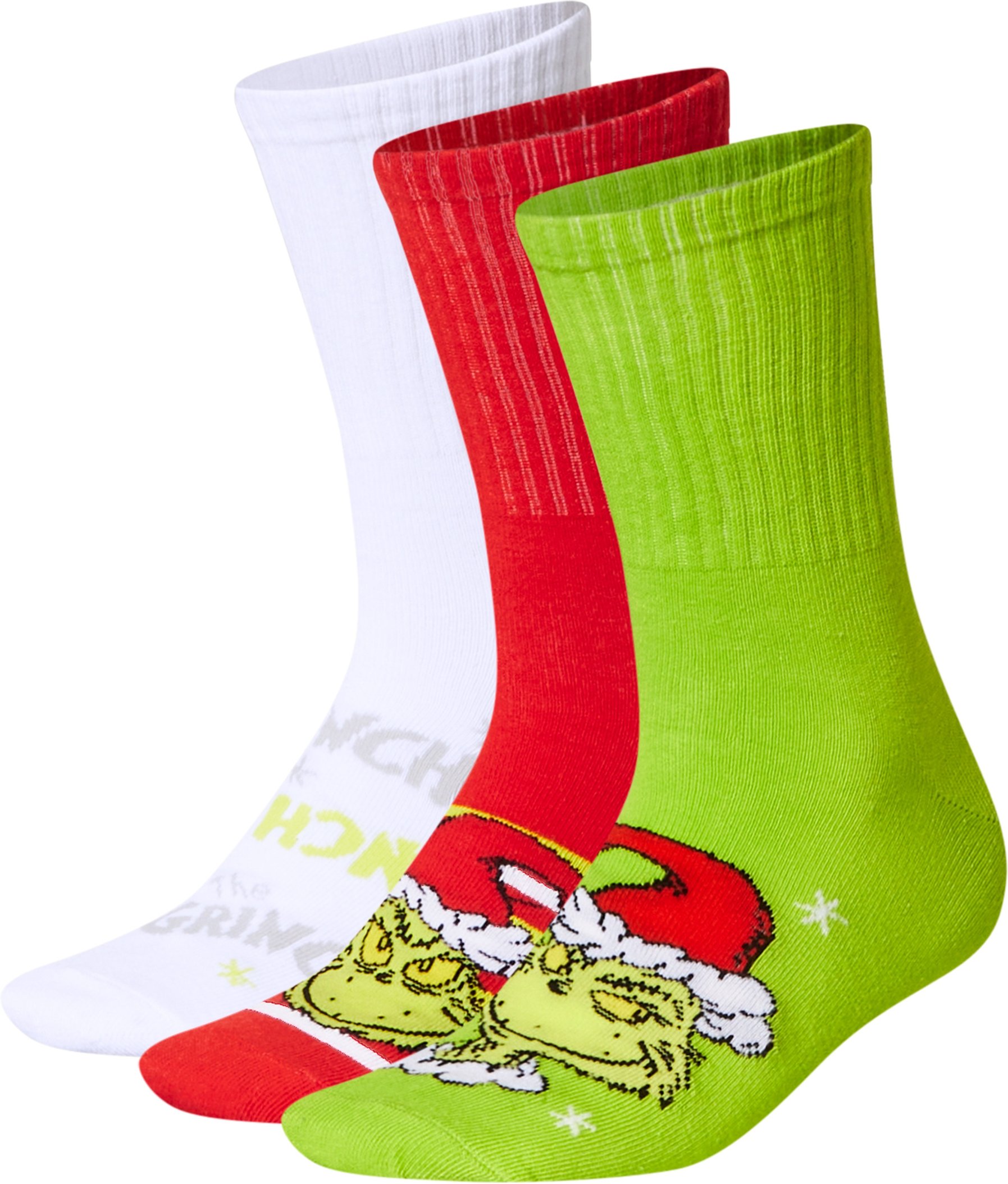 Socken, 3 Paar (grün/weiß/rot, 39-42)