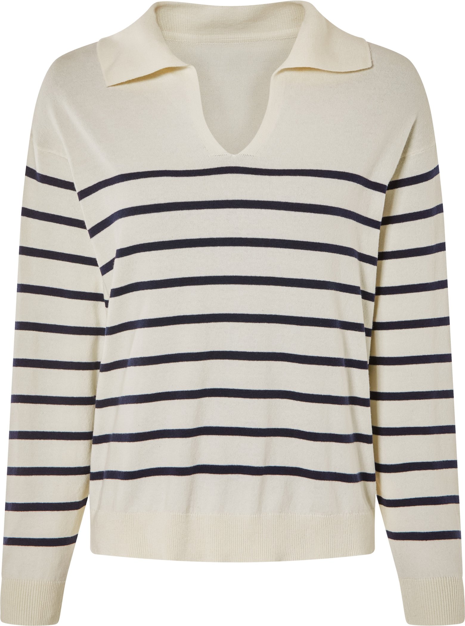 Thumbnail - esmara® Damen Pullover (Streifen/weiß, XS(32/34))