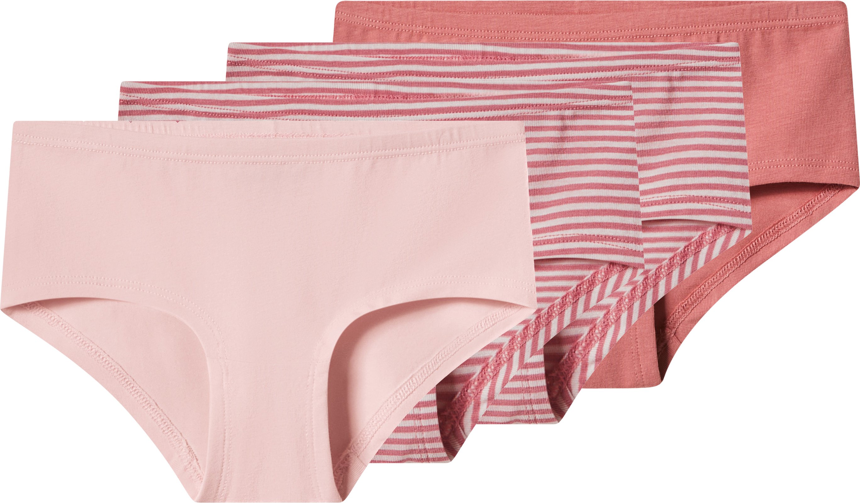 lupilu® Kleinkinder Mädchen Hipster, 4 Stück (Rosa, 110/116)