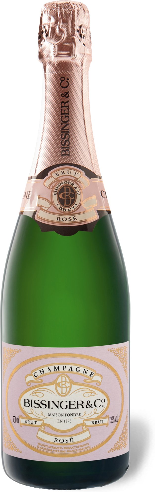 Bissinger Rosé brut, Champagner""