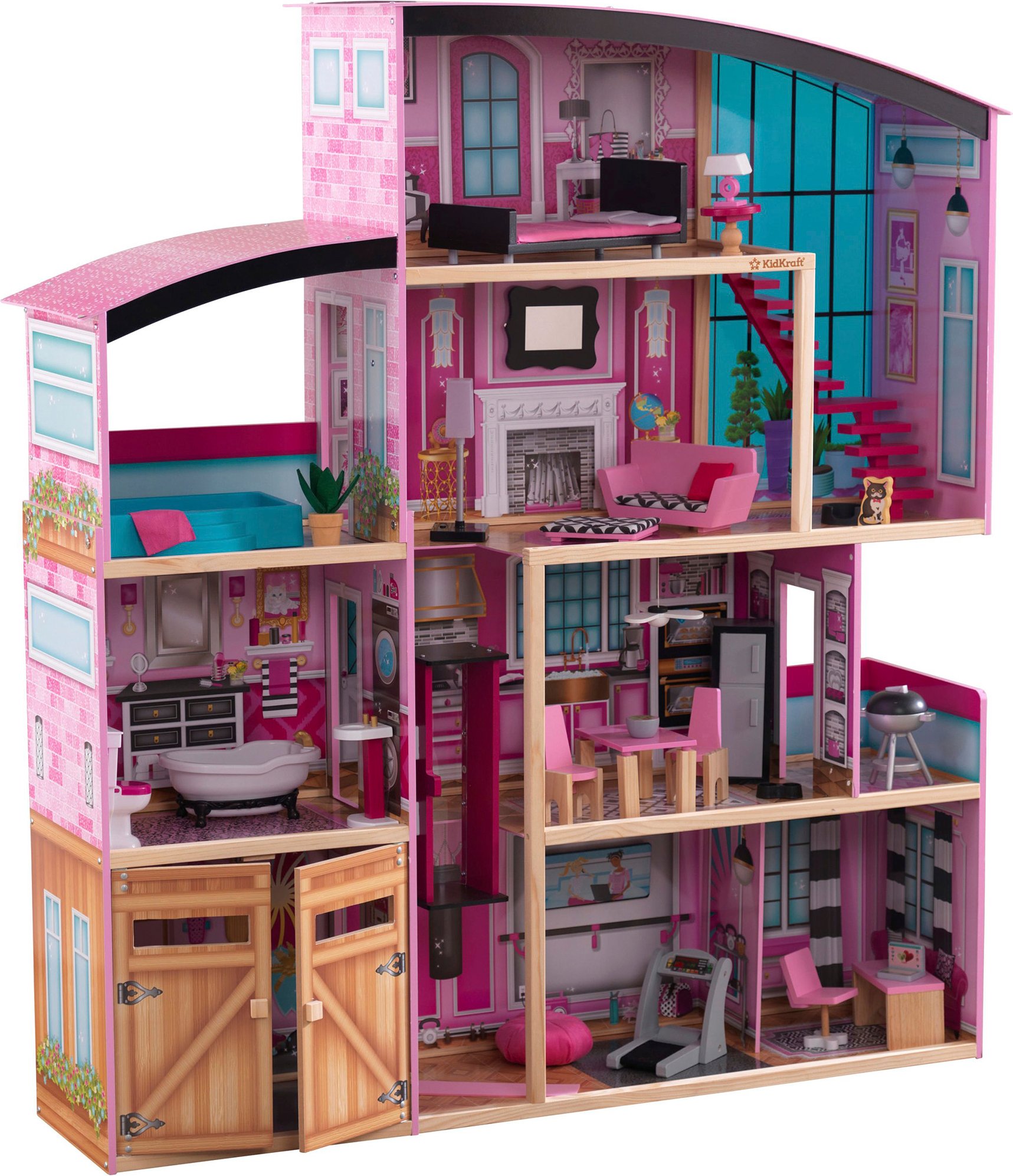 KidKraft Puppenhaus »Shimmer Mansion«, mit 8 Räumen