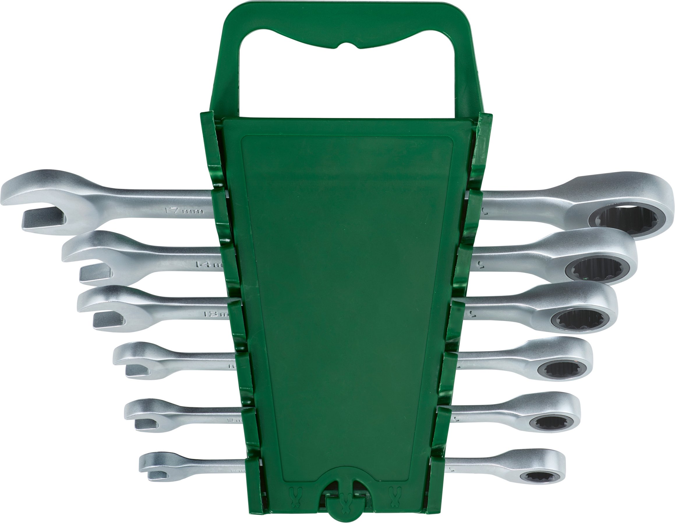 PARKSIDE® Gabel- und Ratschen-Ringschlüsselsatz (Gerade 6tlg.)