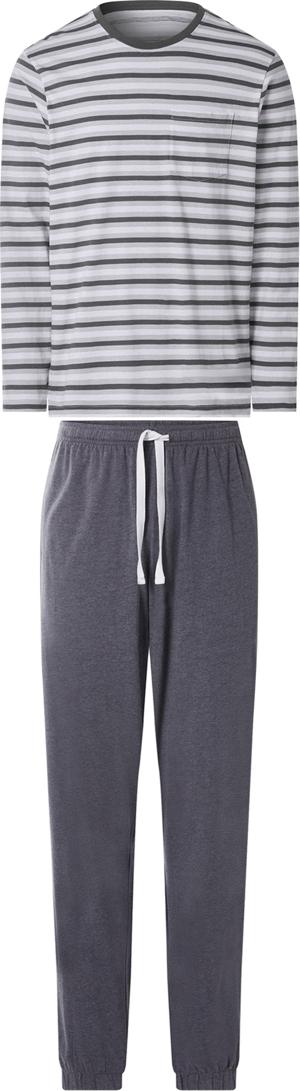 esmara Men Herren Pyjama (Grau, S (44/46))