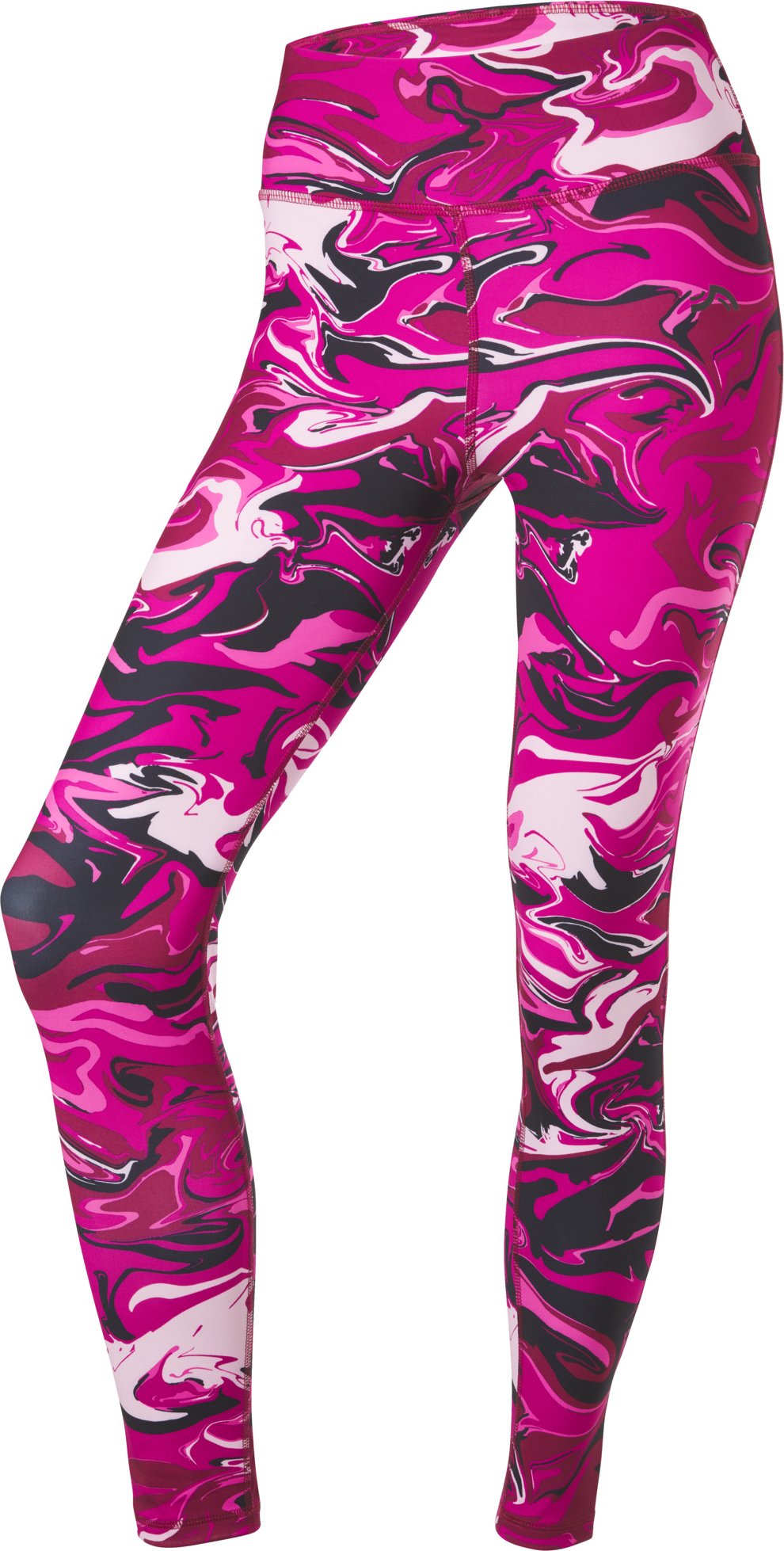 CRIVIT Damen Funktionstights (Gemustert/pink, L(44/46))