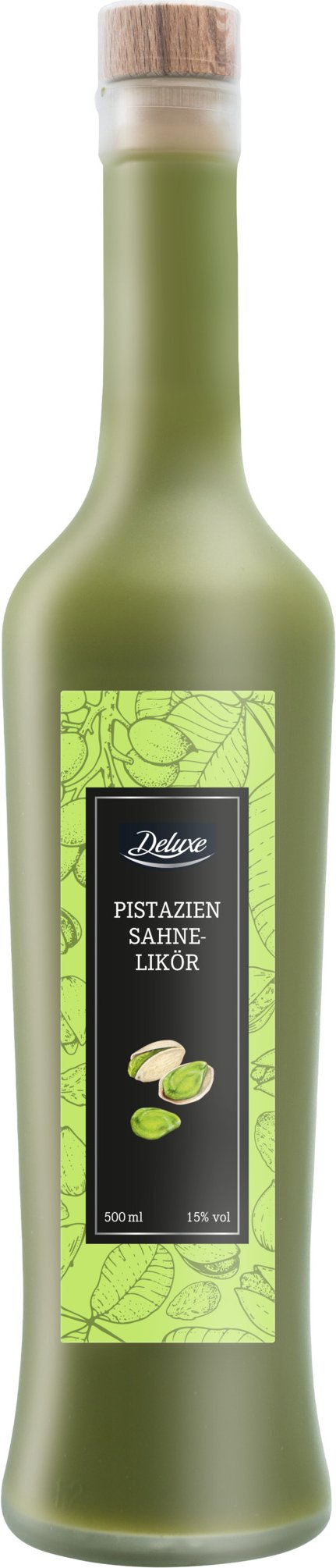 Deluxe Pistazien Sahnelikör 15% Vol