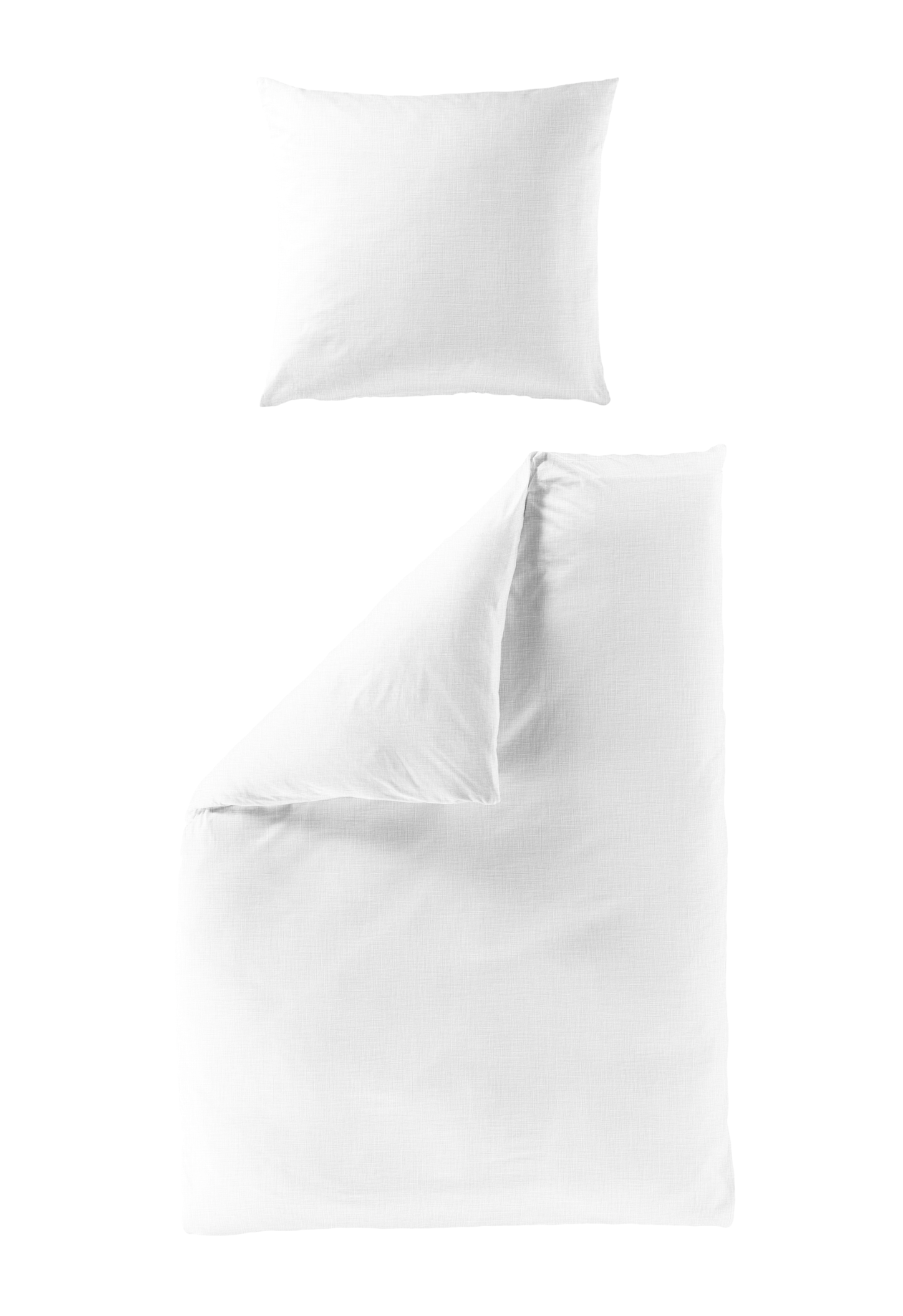 Bierbaum Bettwäsche Musselin (Weiß, 200 x 220/ 80 x 80 cm)""