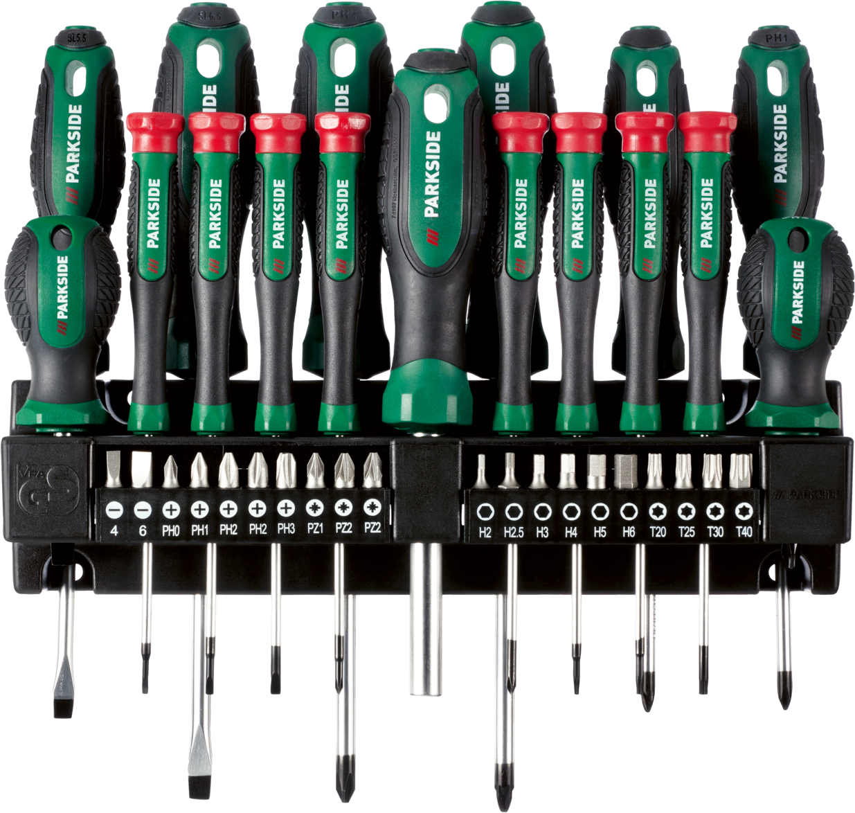 PARKSIDE® Schraubendrehersatz mit Wandhalterung
