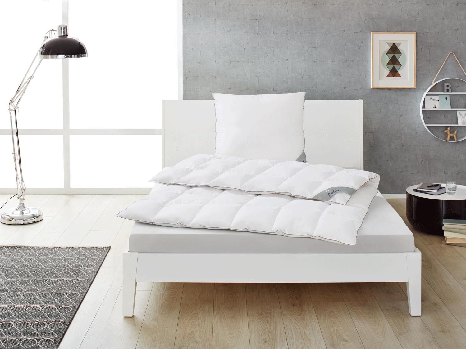 Balette Daunen-Kassettendecke Premium Selection 100%, medium (155 X 220 CM)