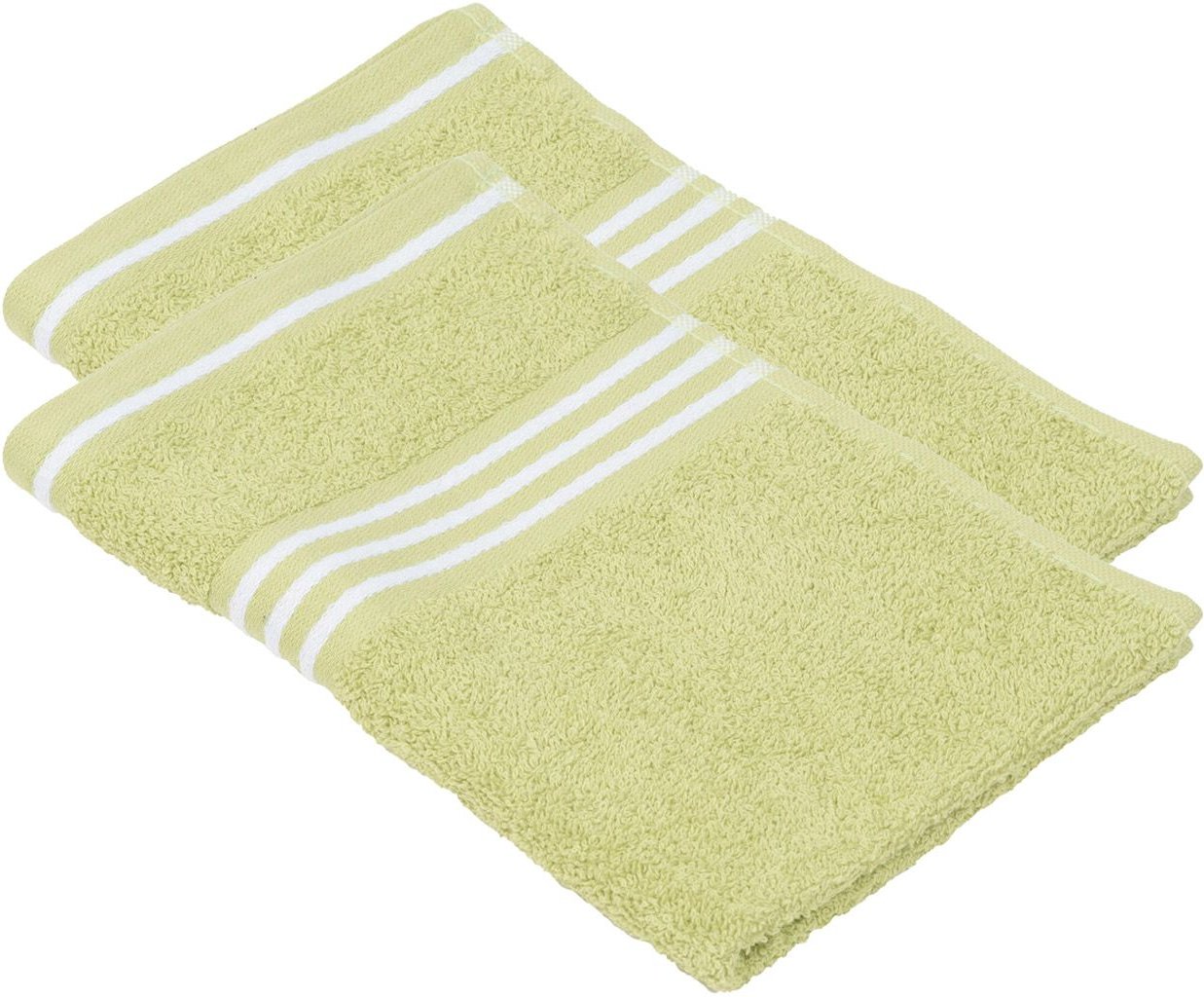 Gözze Gästetuch Rio Doppelpack, je 30 x 50 cm (Limone)
