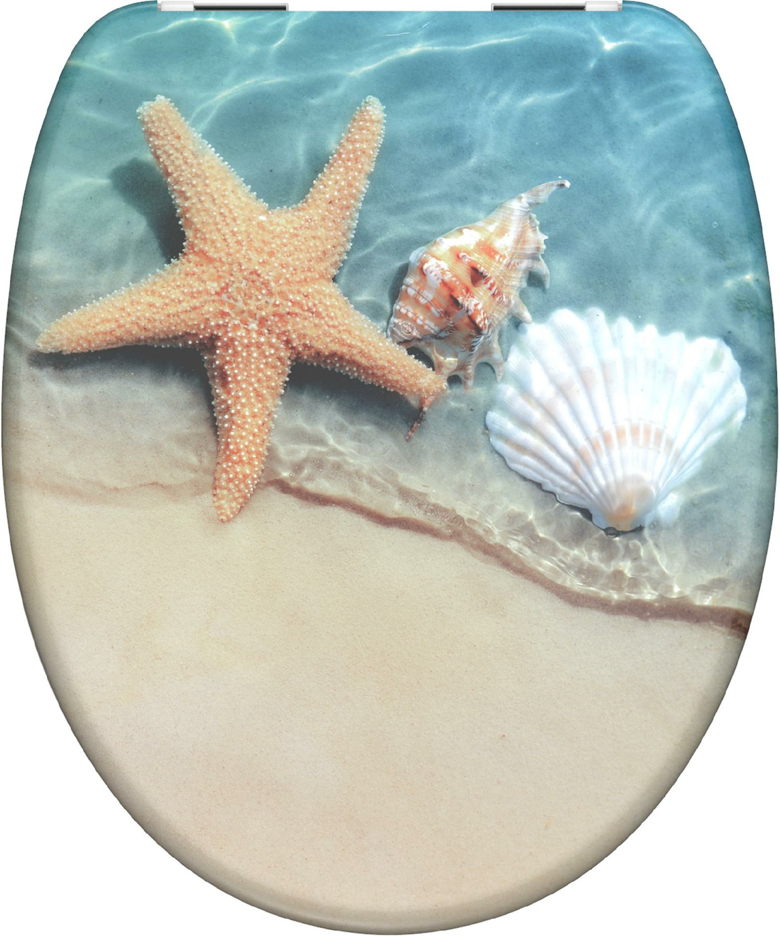 Schütte WC Sitz Duroplast mit Absenkautom, Beach (Beach)