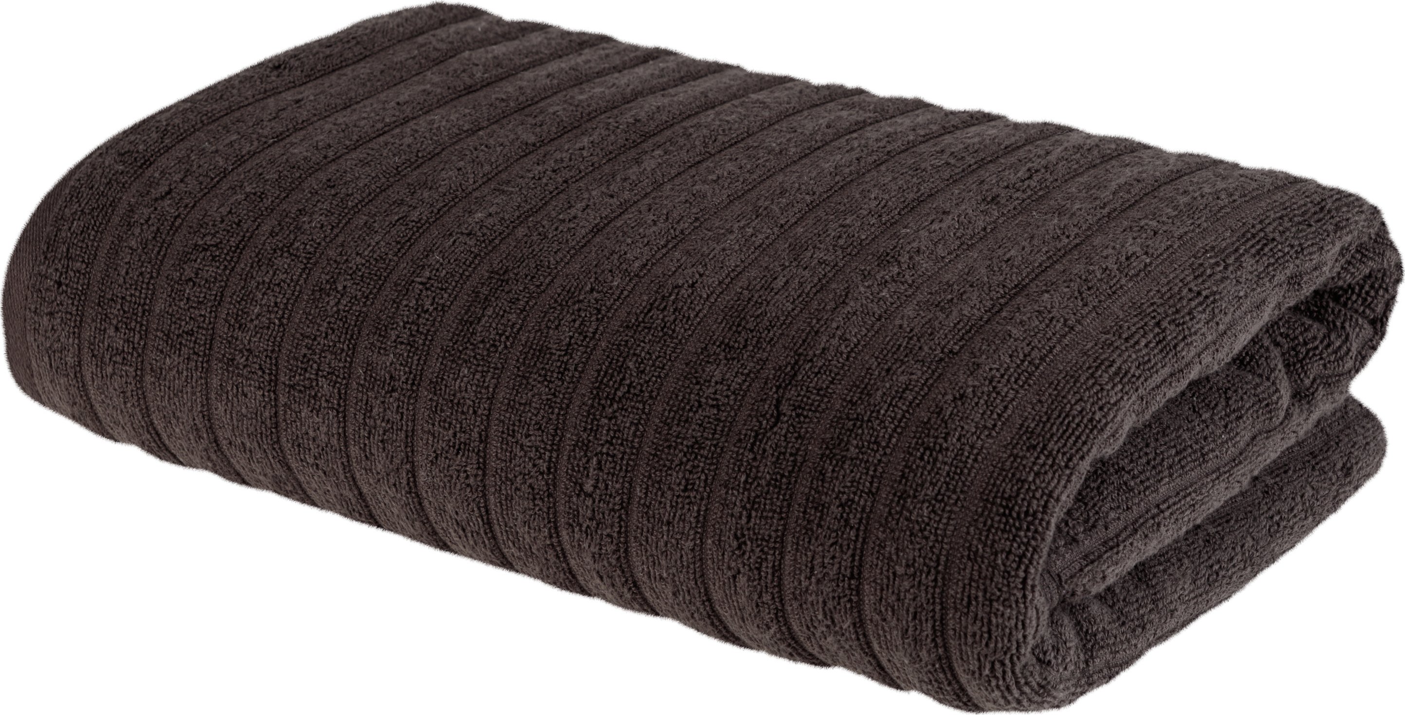 LIVARNO home Duschtuch, 70 x 140 cm (Streifen grau)