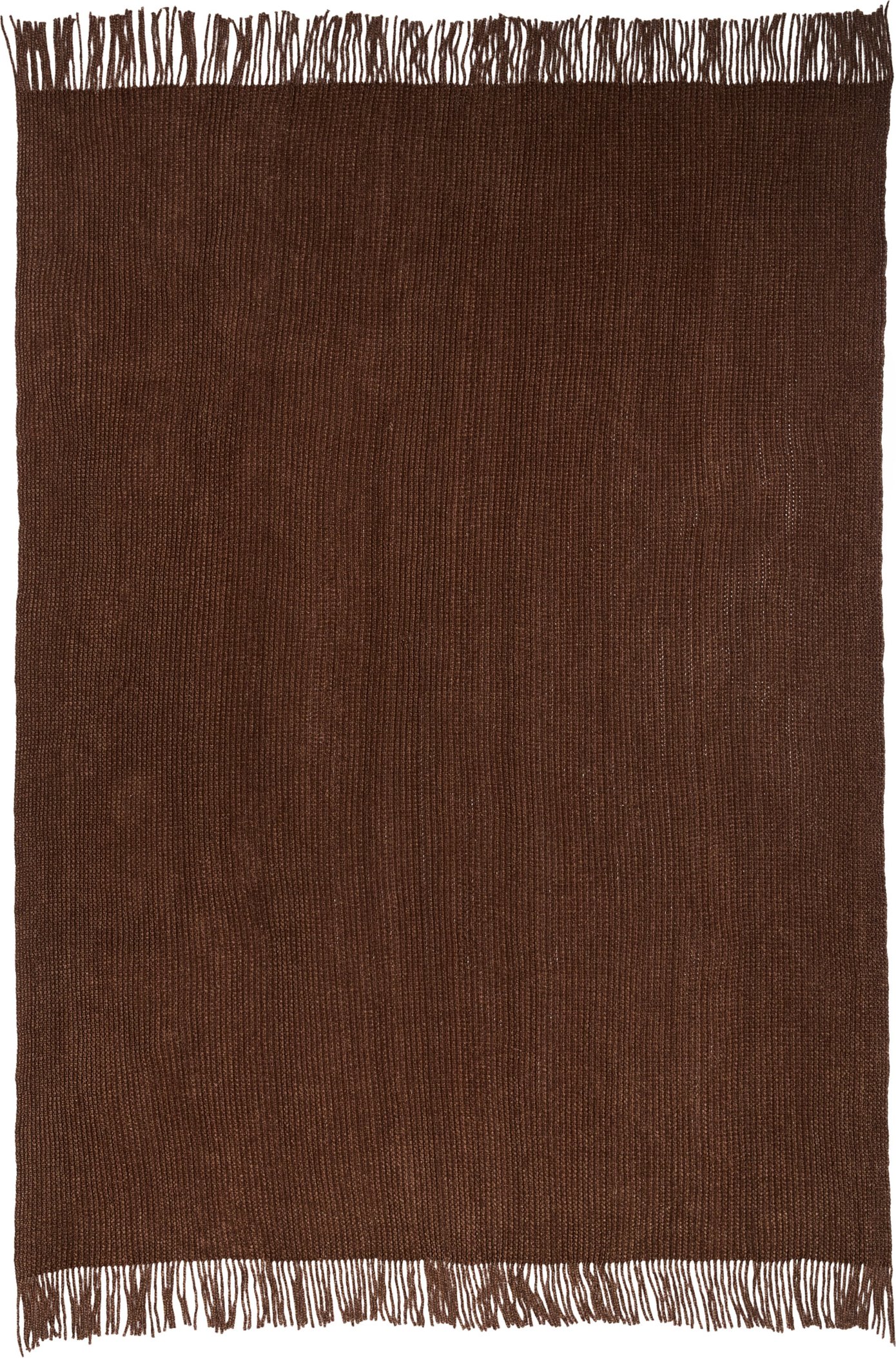 LIVARNO home Chenille-Plaid (Braun)