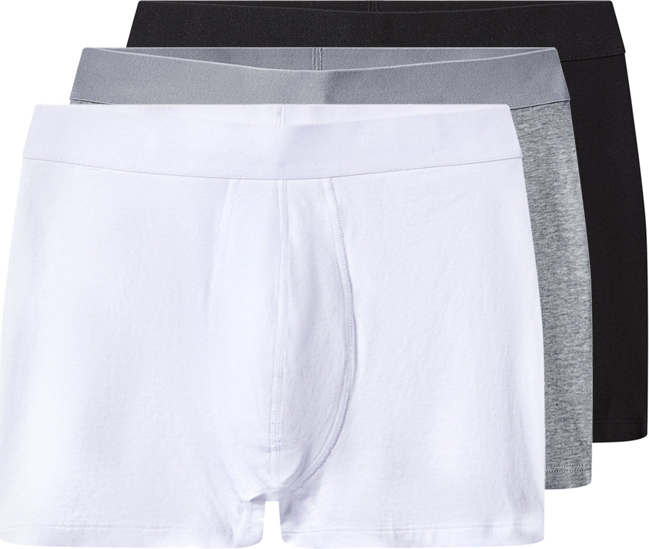 Thumbnail - esmara Men Herren Boxer, 3 Stück (schwarz/grau/weiß, 5/M)