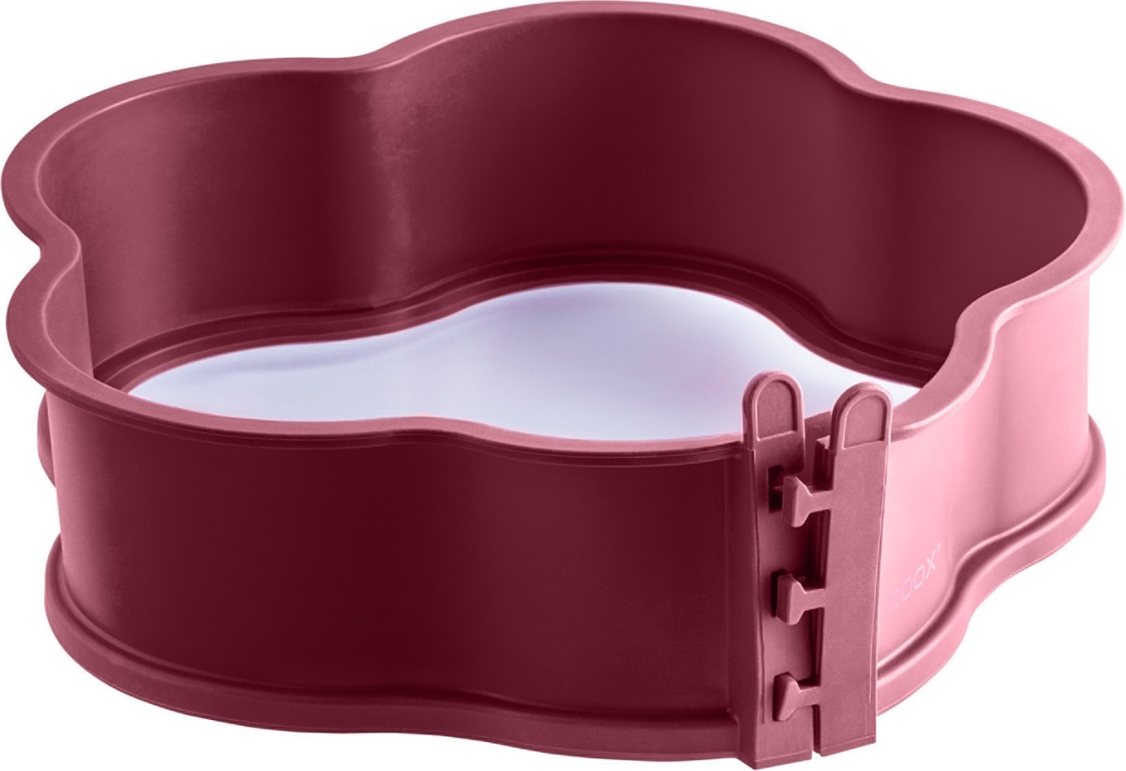 Coox Silikon-Springform »Blume« (dunkelrot)