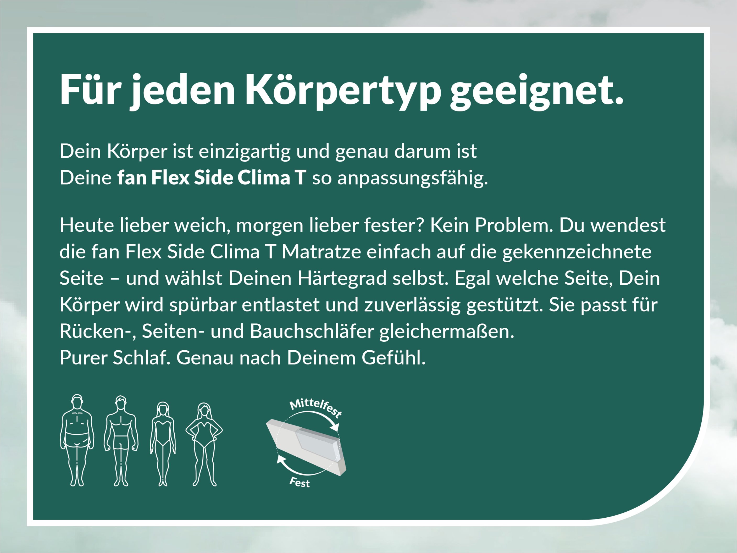 f.a.n. 7-Zonen-Tonnentaschenfederkern-Matratze (180 x 200 cm)