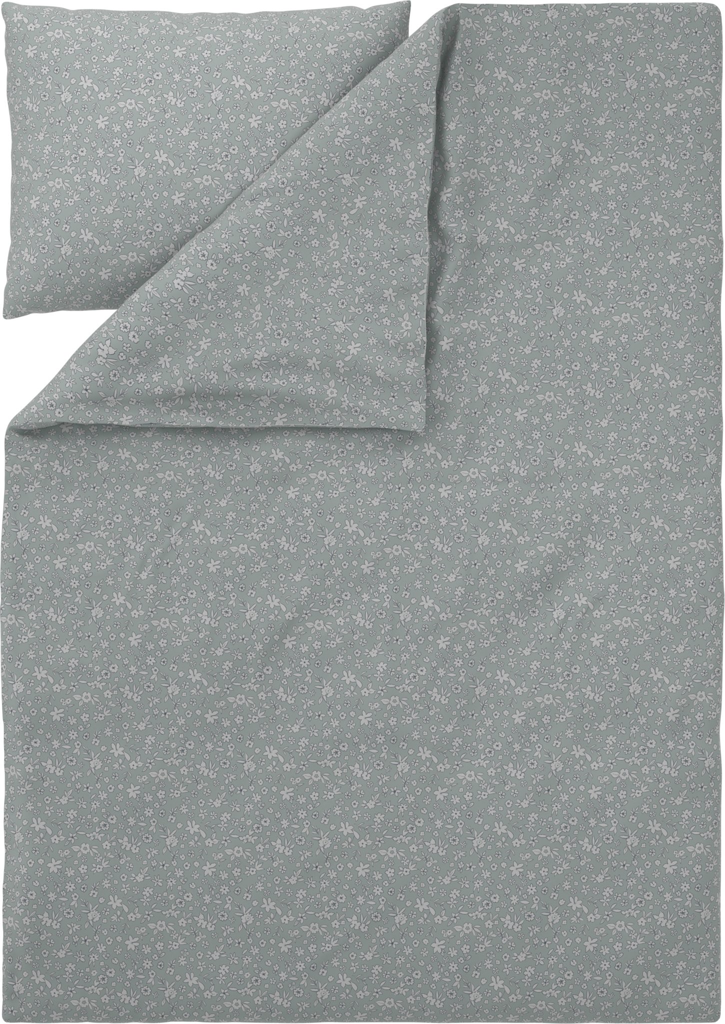 LIVARNO® Renforcé-Bettwäsche, 135 x 200 cm (Grün)