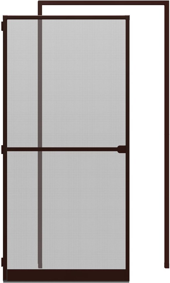 wip Insektenschutztür inkl. Universal-Klemmzarge (Braun)