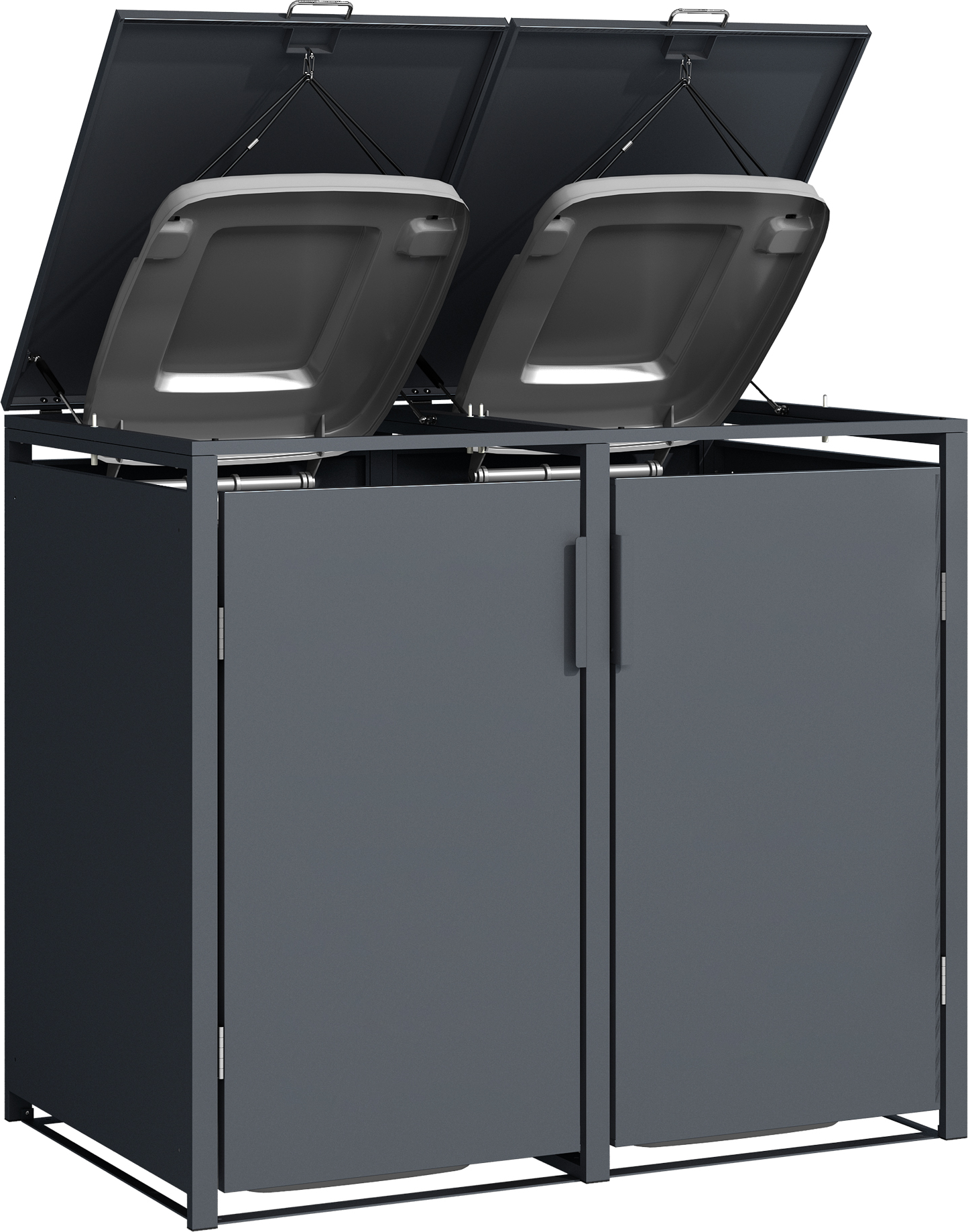 bellavista - Home & Garden® Mülltonnenbox (Anthrazit)