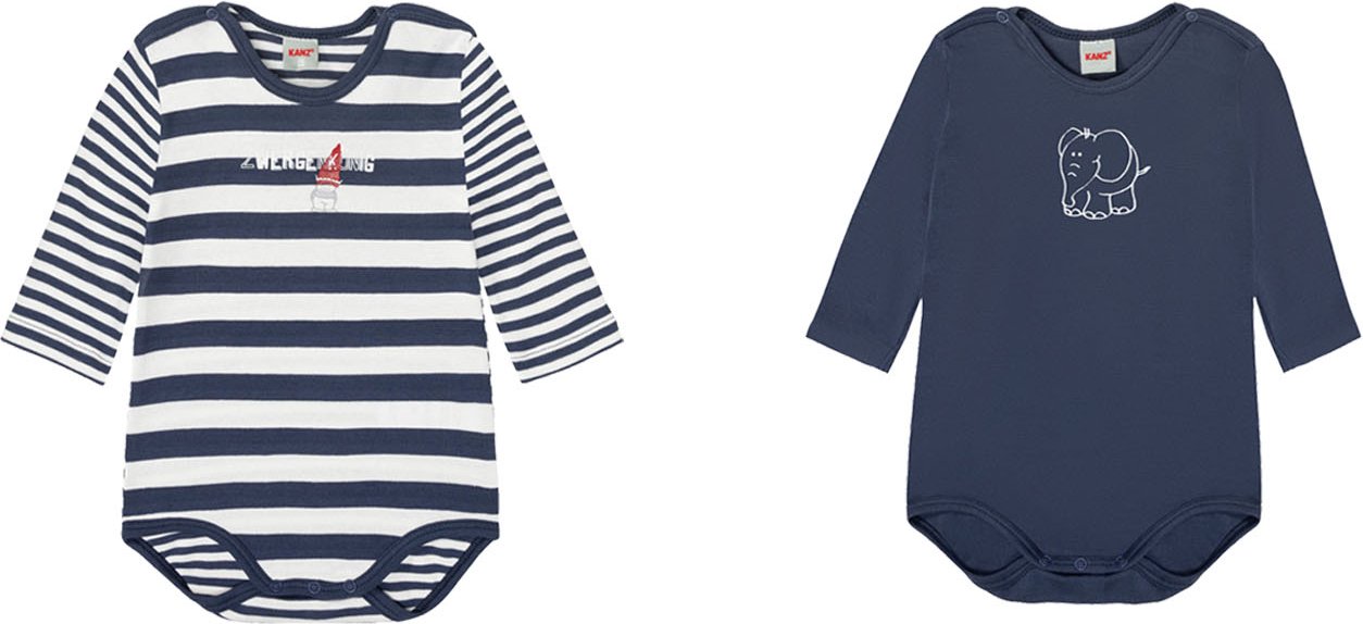 KANZ Baby Body 2er (Blau, 74)