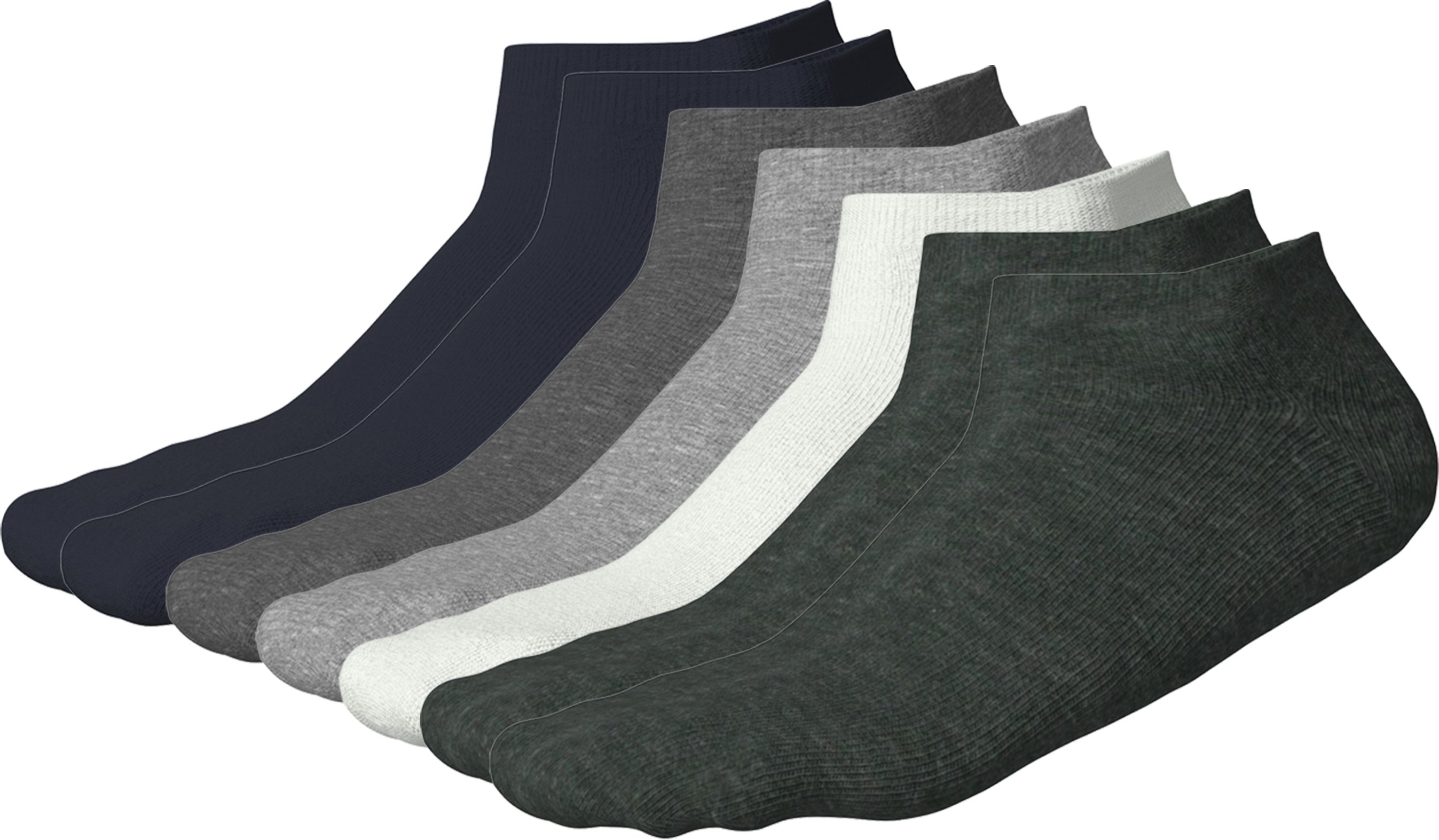 esmara Men Herren Sneakersocken, 7 Paar (Bunt, 39-42)