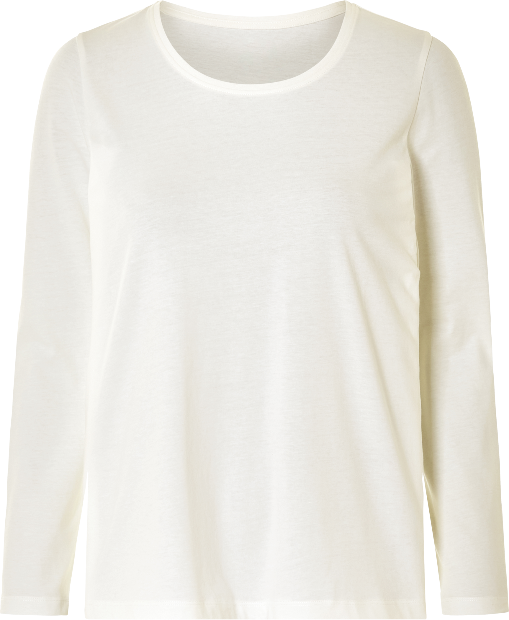 Thumbnail - esmara® Damen Langarmshirt mit Rundhalsausschnitt (Weiß, S(36/38))