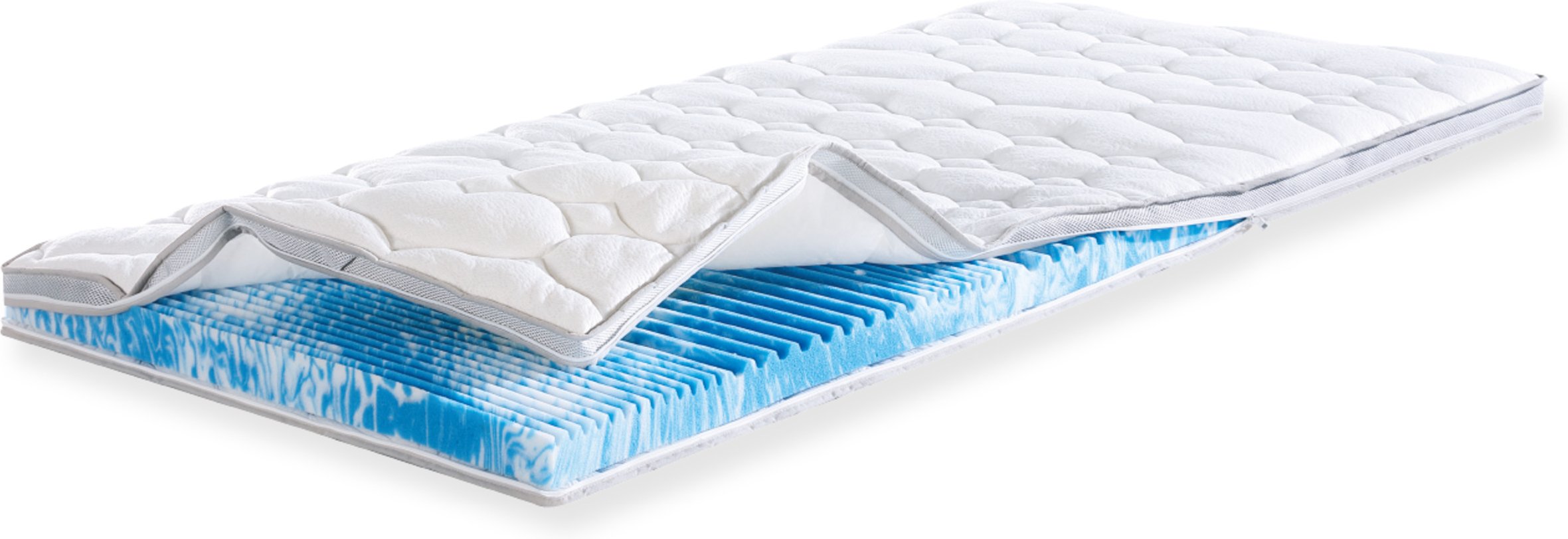 f.a.n. 7-Zonen Gelschaum-Matratzentopper Gel-Feeling (140 x 200 cm)