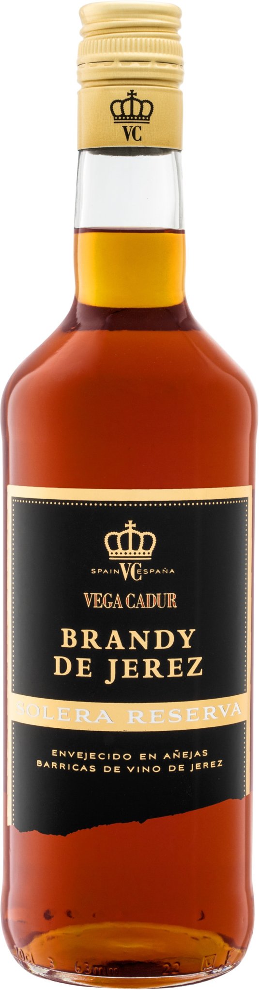 Vega Cadur Brandy de Jerez Solera Reserva 36% Vol