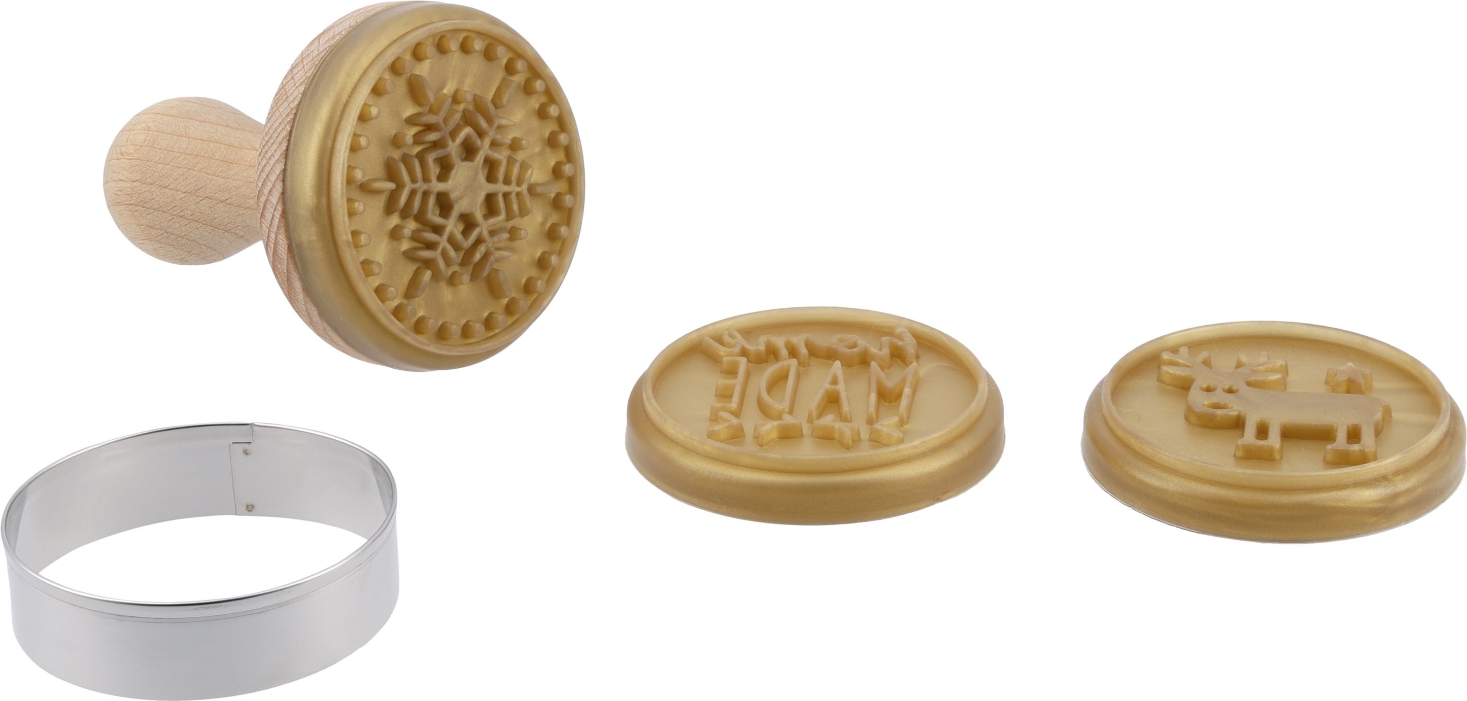 SILVERCREST® Plätzchenausstecher-Set / Keksstempel-Set / Figuren-Ausstecher-Set / Ausstechformen-Set (Plätzchen-Stempel...