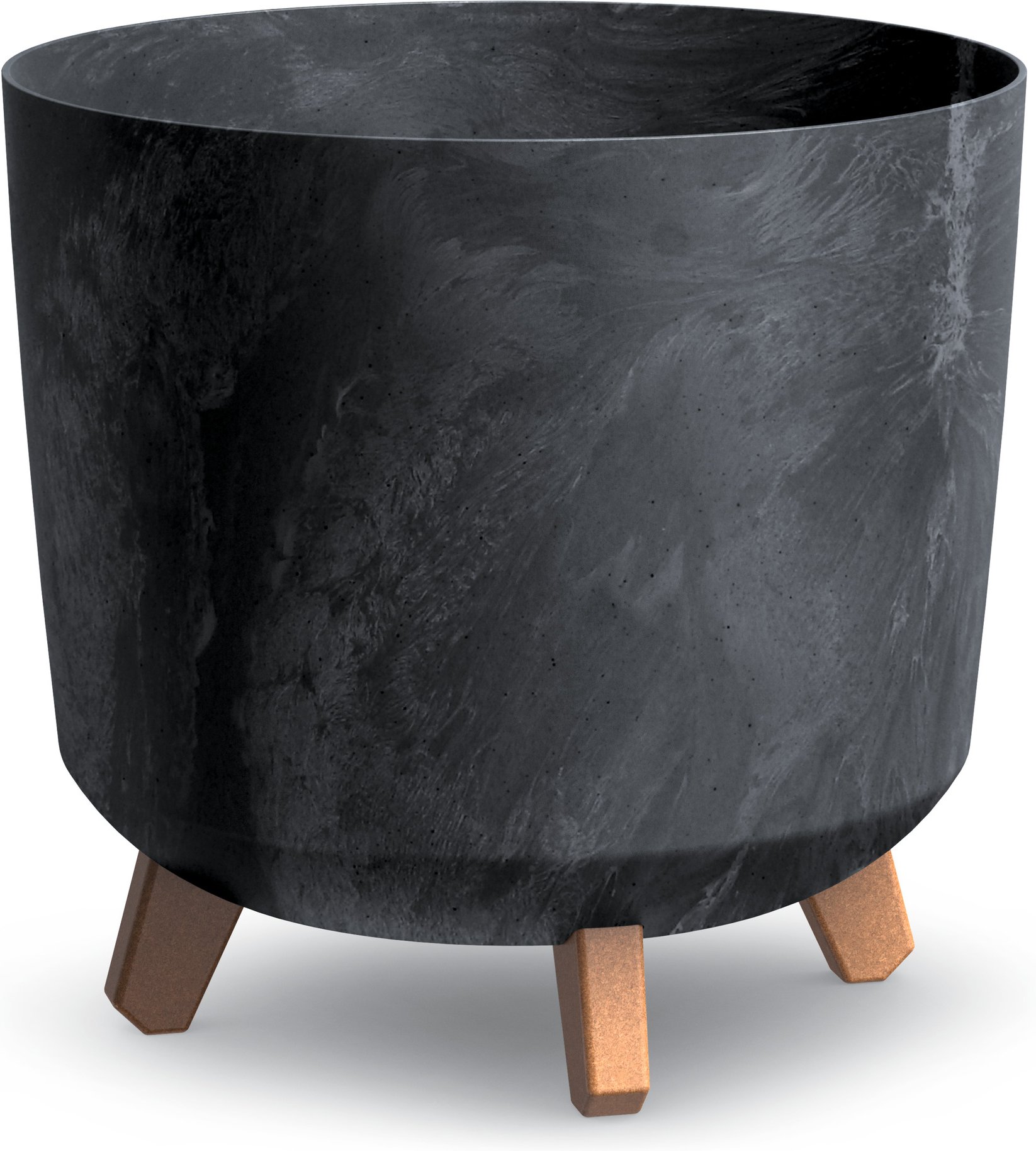 Prosperplast Blumentopf GRACIA TUBUS BETON EFFECT (Anthrazit, 285x298)