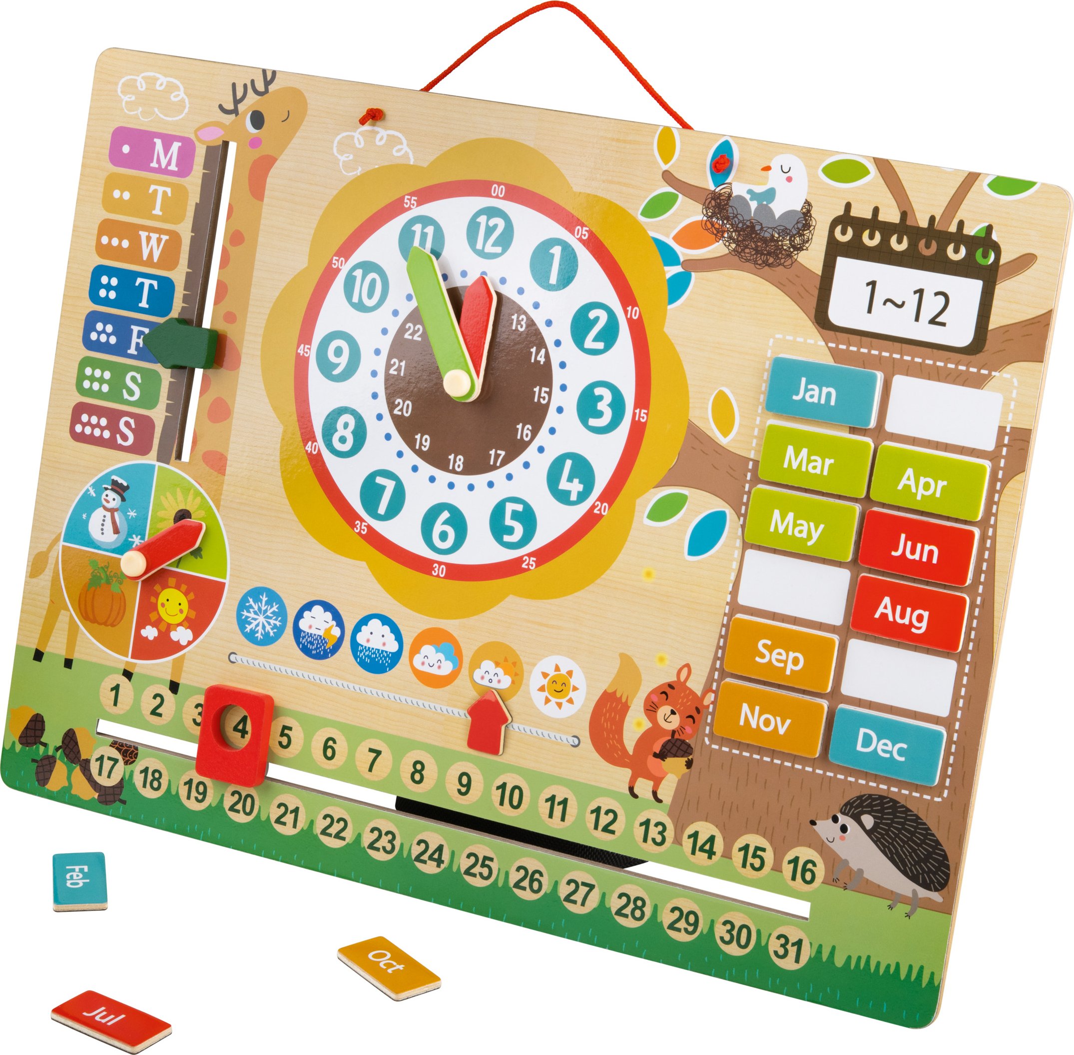 Playtive Holz Magnettafel und Laptop FSC (Achtung LV: OSDE) (Magnetuhr)