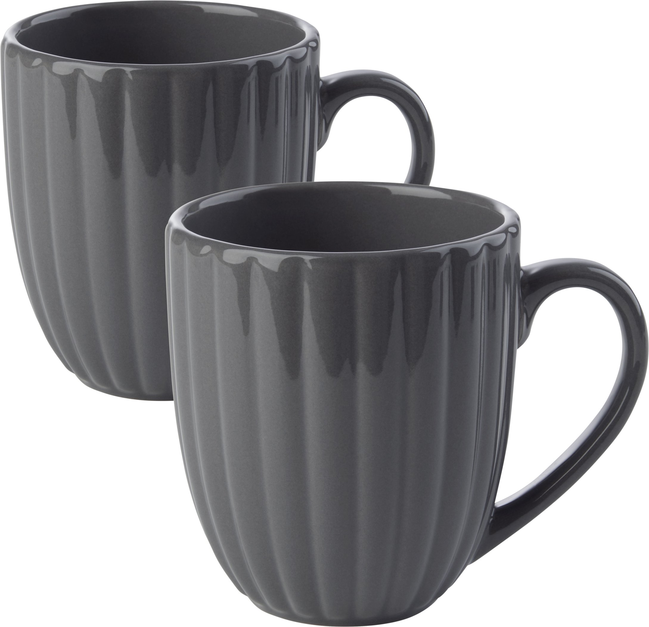 LIVARNO home Steingut Geschirr (Tasse, Grau)