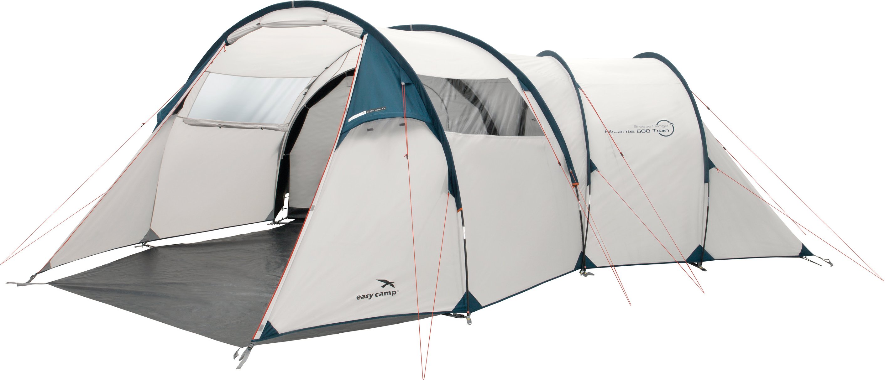 Easy Camp Tunnelzelt, »Alicante 600 Twin«, 6 Personen
