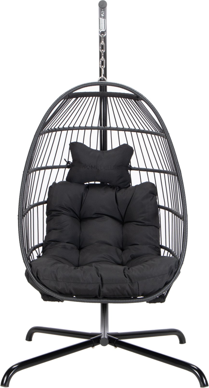 HOME DELUXE Hängesessel LOMA (1-Sitzer, Schwarz)