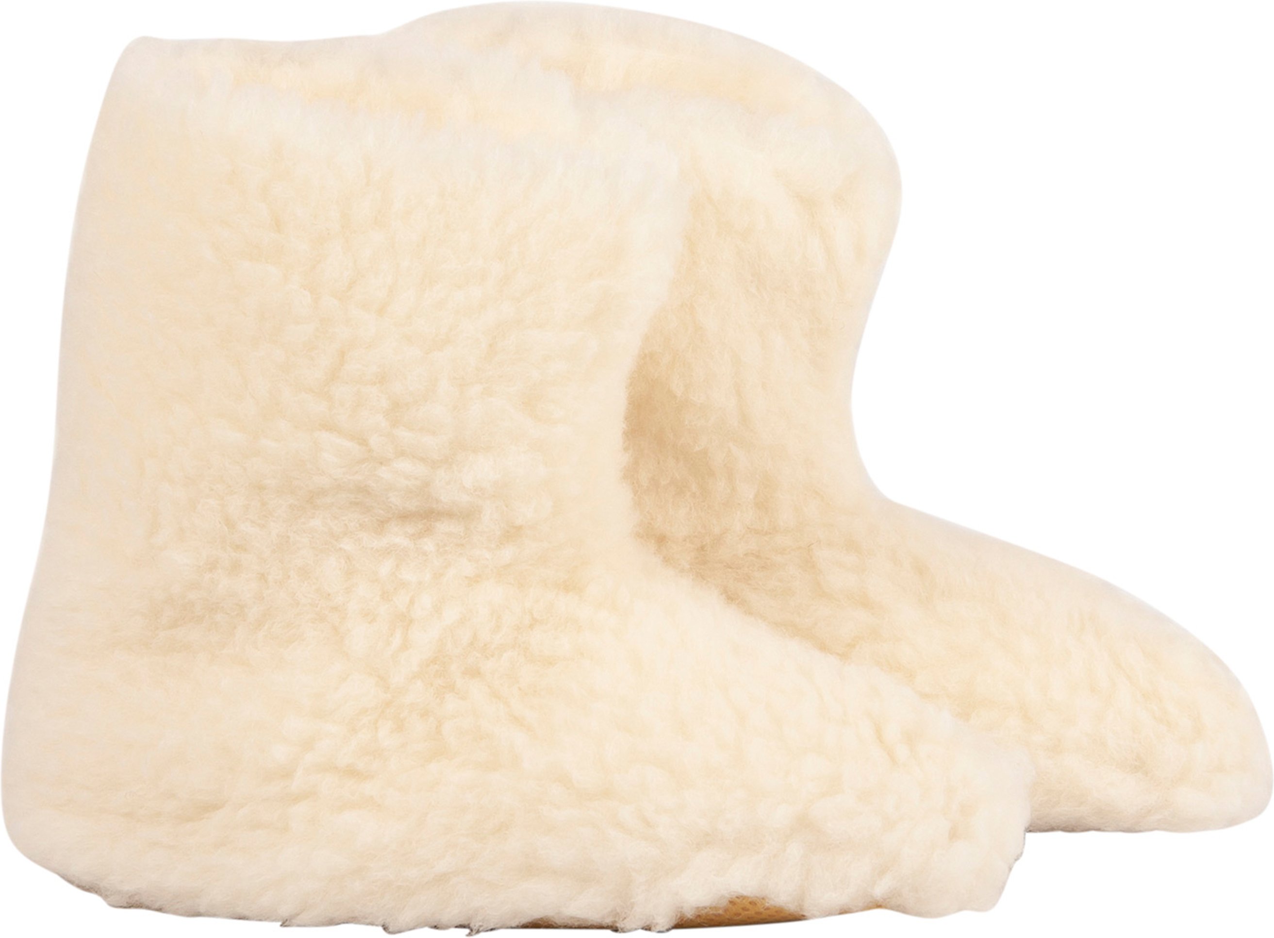 TXL Comfort Schurwolle Hausschuhe (Weiß, 36/38)