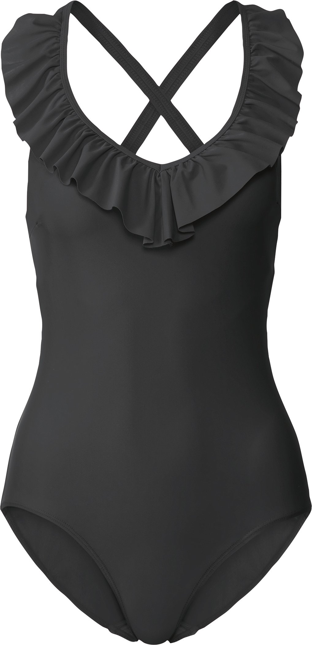 esmara® Damen Badeanzug (Schwarz, 42)