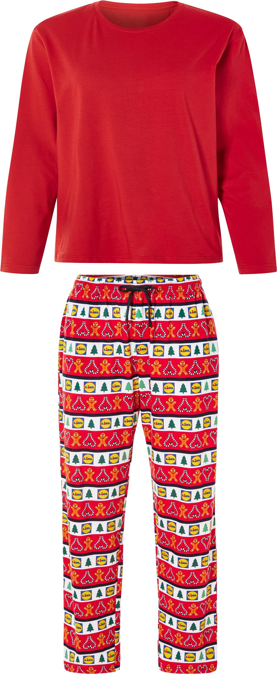 Thumbnail - Pyjama Lidl (Rot, M(48/50))