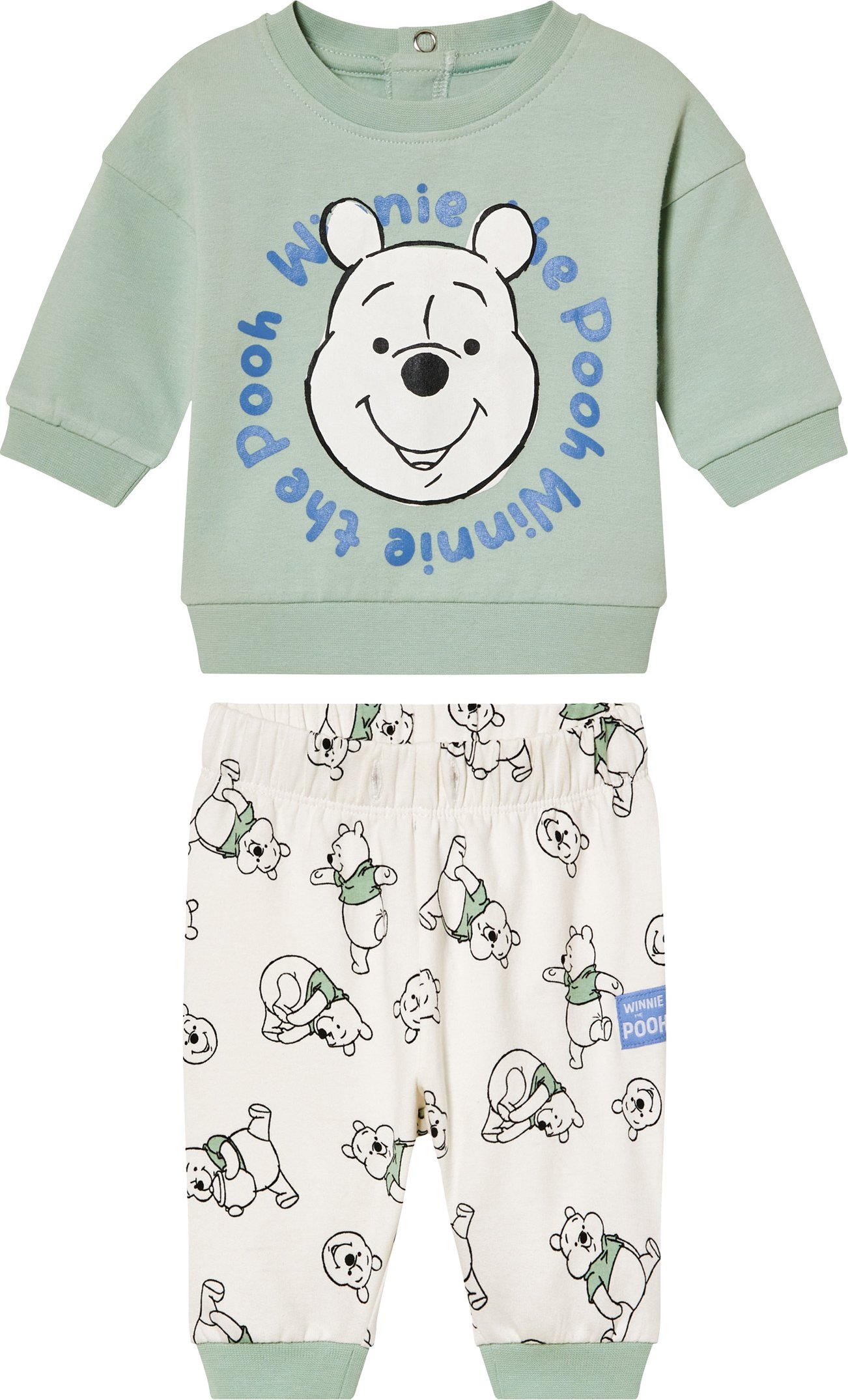 Baby Jungen Jogginganzug  2-teilig (Winnie Pooh, 74/80)