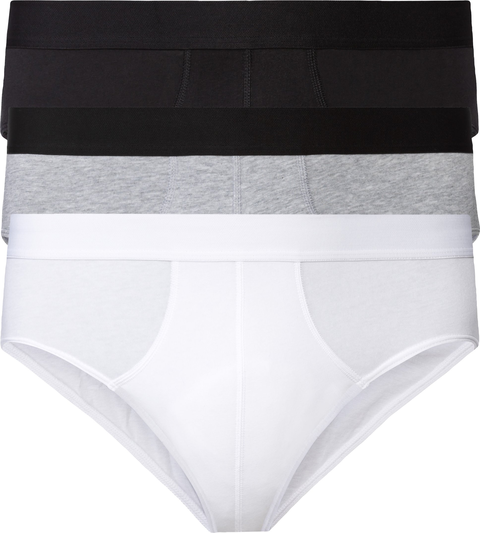 Thumbnail - LIVERGY® Herren Slips, 3 Stück (9/3XL, schwarz/grau/weiß)