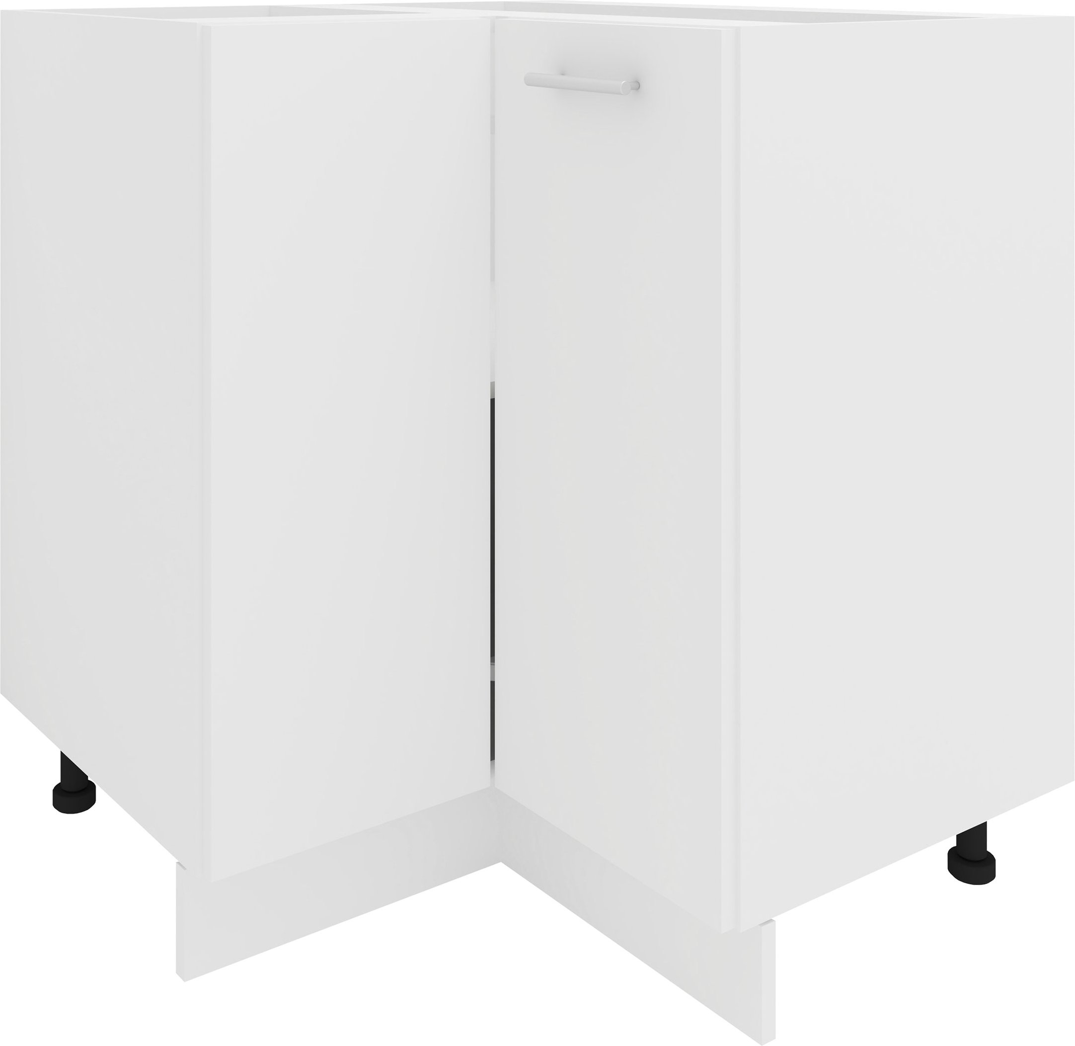 VCM Unterschrank/Frontblende Esilo (Eckschrank, Weiß/Weiß, 1 Tür)