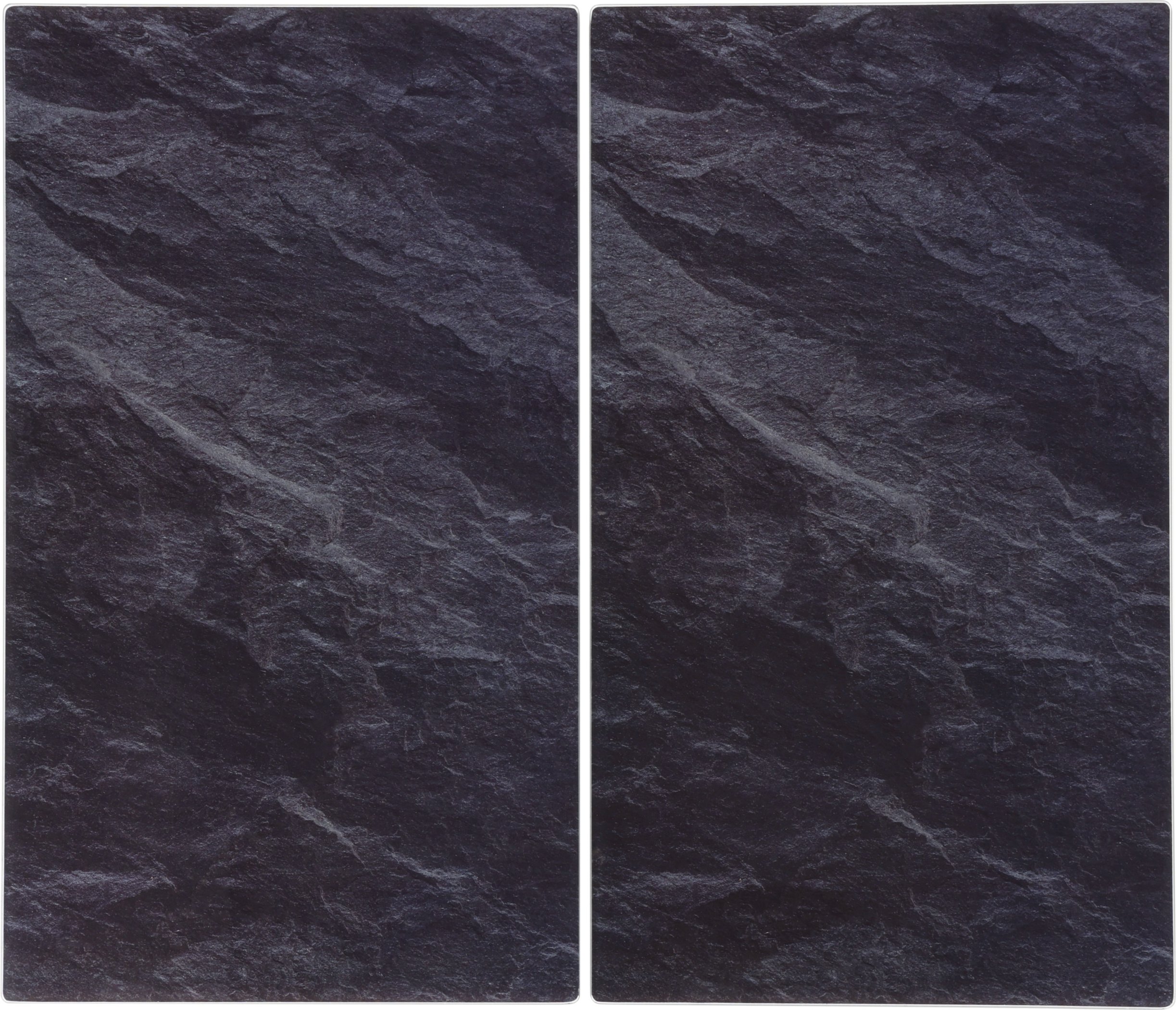 SILVERCREST® Herdabdeckplatte Glas (Schiefer)