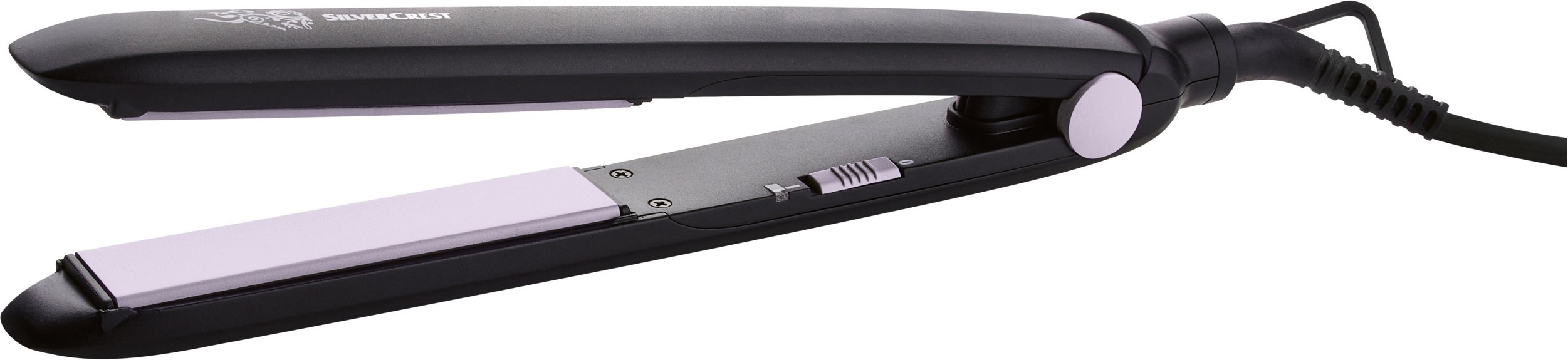 SILVERCREST® PERSONAL CARE Glätteisen / Lockenstab mit Klammer 25mm / Lockenstab 13-25mm konisch (Haarglätter)
