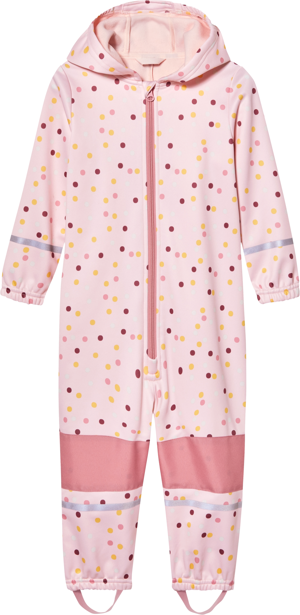 Thumbnail - lupilu® Baby Kleinkinder Matsch- und Buddel Overall Softshell, gefüttert (Rosa, 98/104)