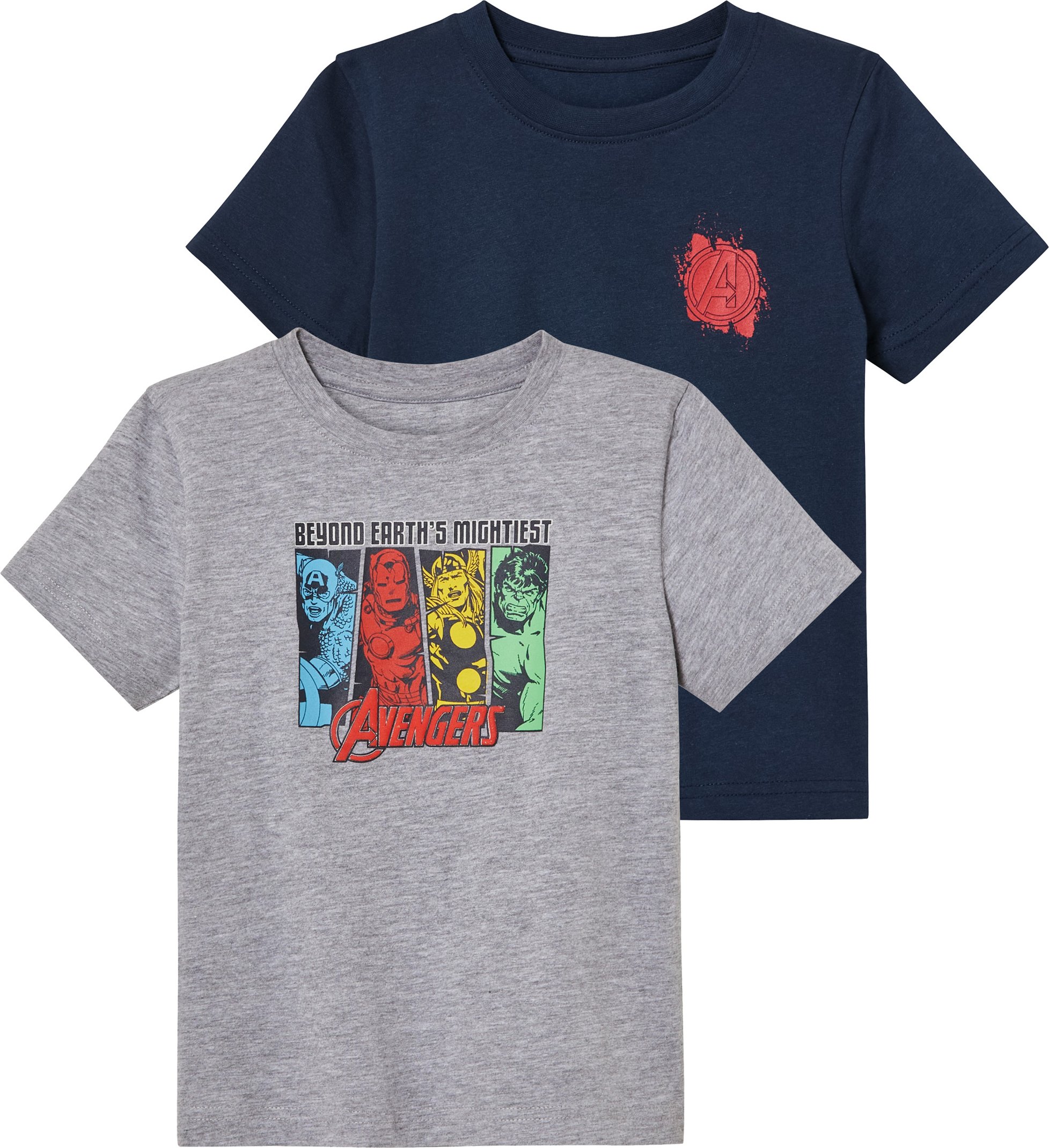 Thumbnail - Kleinkinder Jungen T-Shirt 2er Lizenz (Avengers, 98/104)